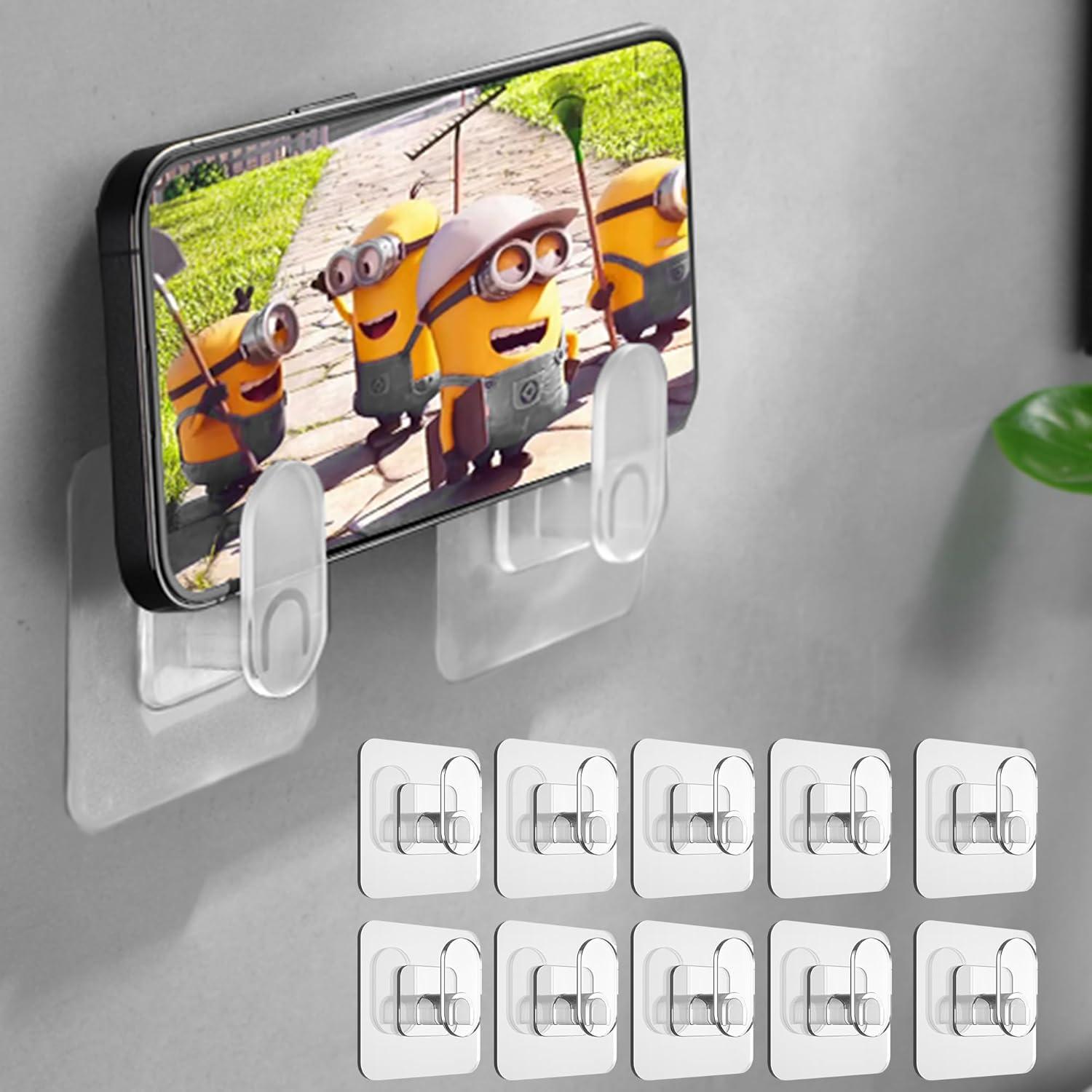 Ganchos Adhesivos Transparentes DELITON - Paquete de 10, 10 kg