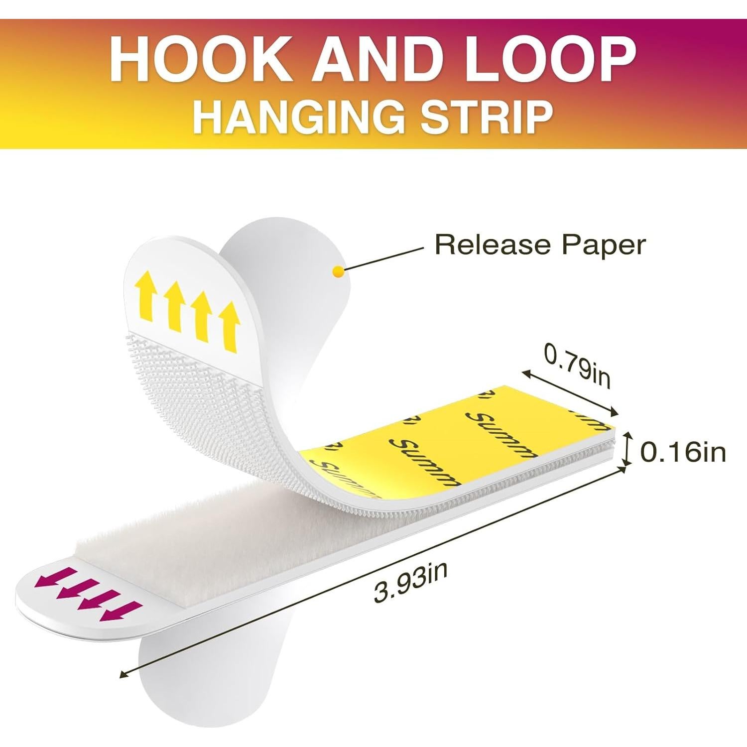Tiras Adhesivas para Colgar Cuadros Summerbrite XL 40 Tiras