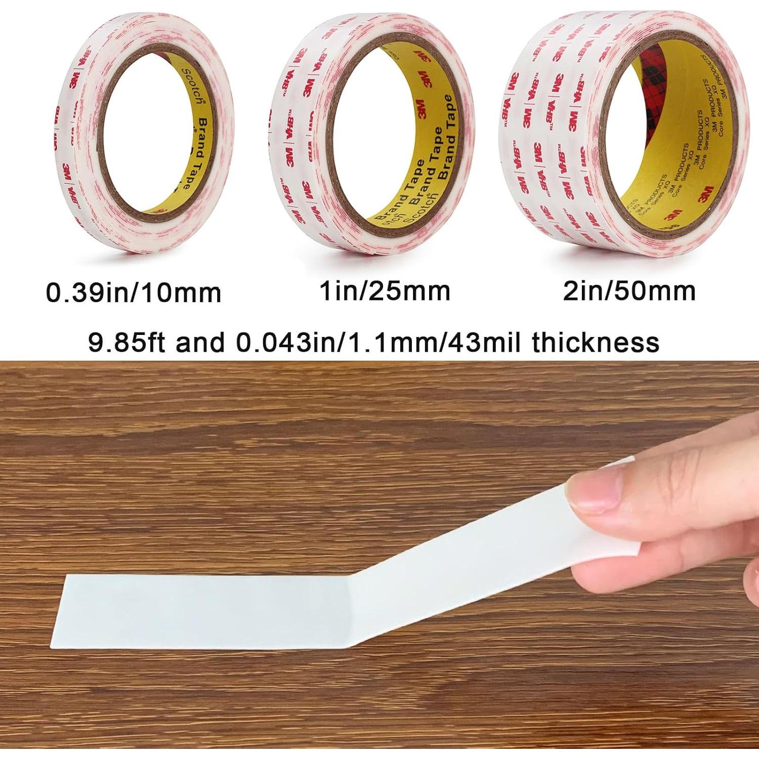 Cinta Doble Cara 3M VHB 4950 25mm x 3m Alta Resistencia