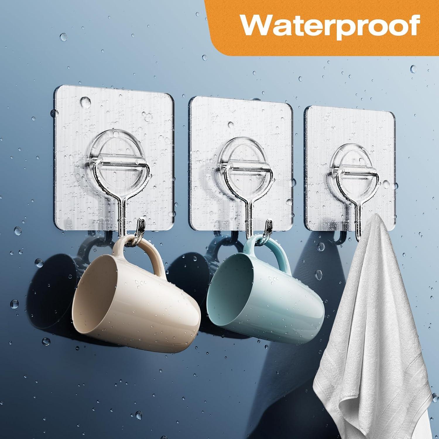 Ganchos Adhesivos YSJNUS 20 Unidades Carga Pesada 15kg