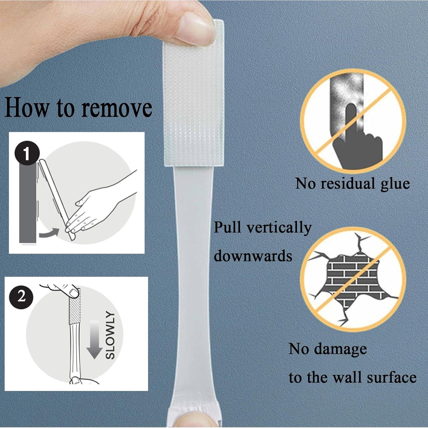 Tiras adhesivas para colgar cuadros Gisde, 20 pares medianas
