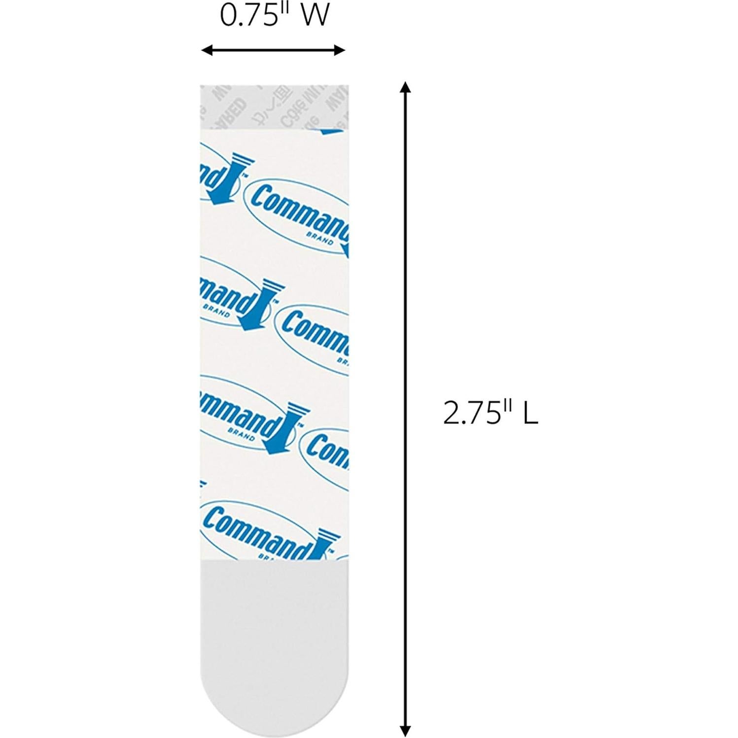 Tiras de Repuesto Transparentes Medianas Command - 9 Unidades
