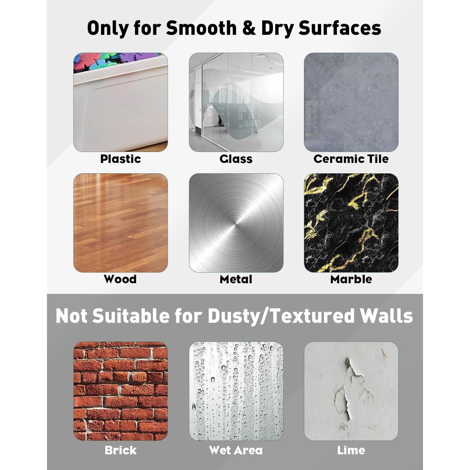 Ganchos Adhesivos Uniclife 20 Pcs 15 kg Alta Resistencia