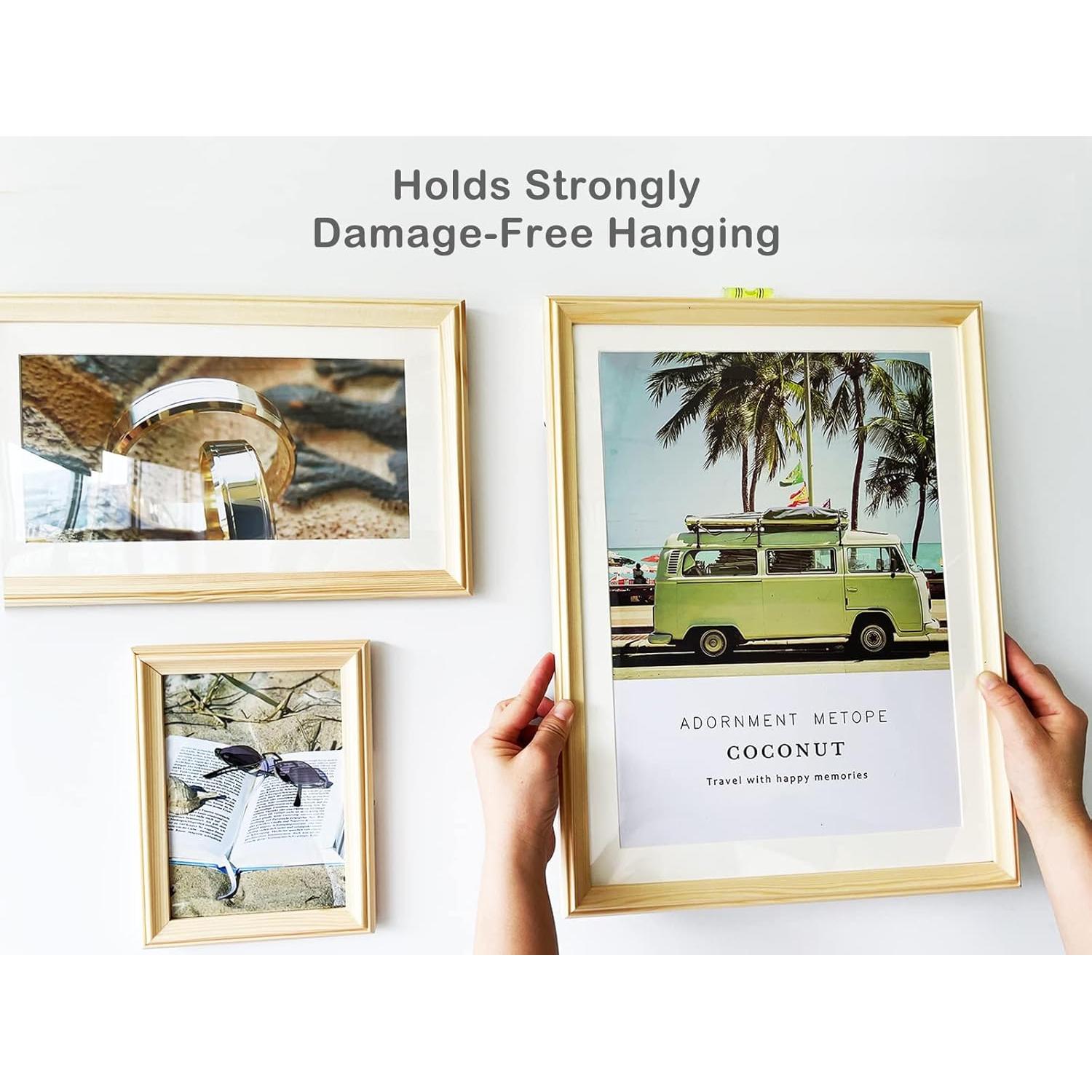 Tiras Adhesivas para Colgar Imágenes Karsbarwe 32 Pares