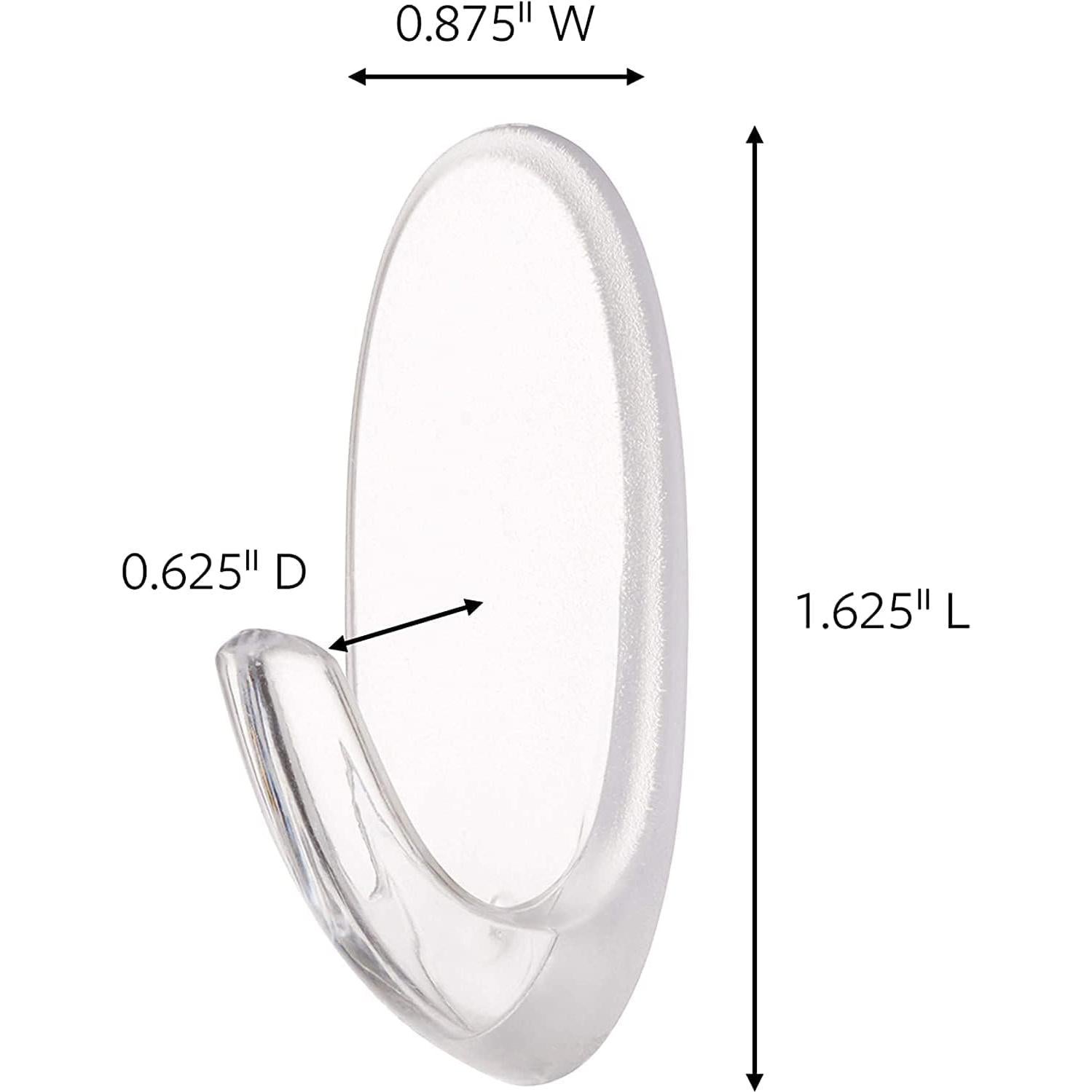 Conjunto de Decoración de Pared Command - Clips y Ganchos Transparentes