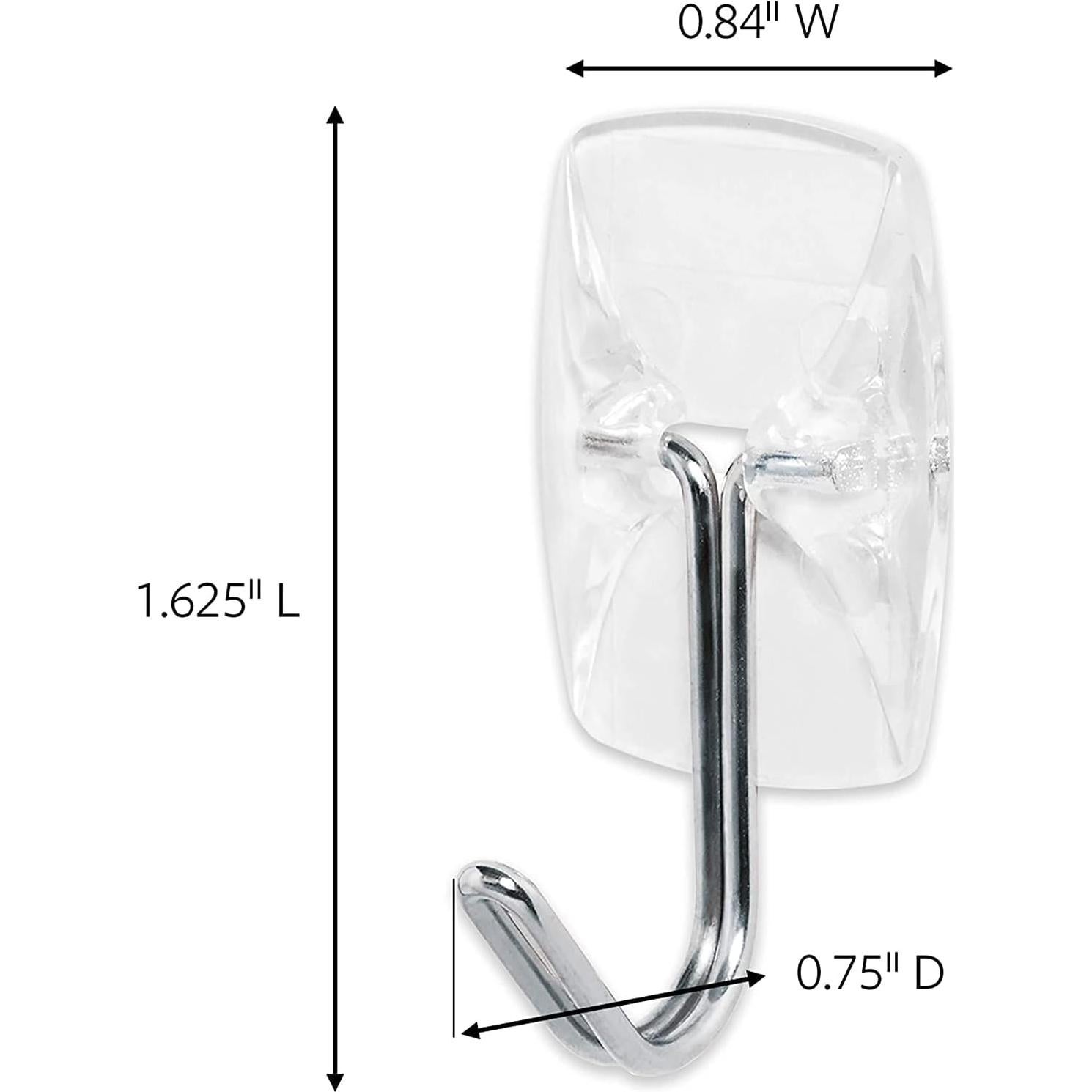 Conjunto de Decoración de Pared Command - Clips y Ganchos Transparentes