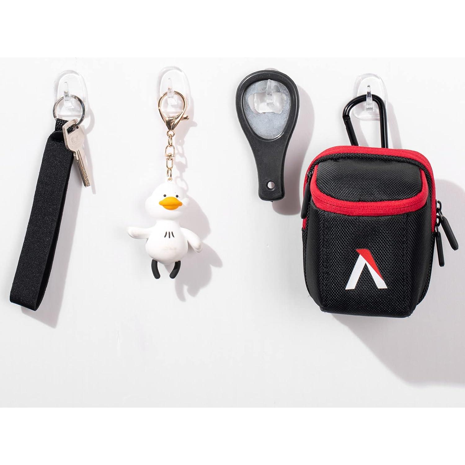 Jetec 60 Ganchos Adhesivos Transparentes Reutilizables 1kg