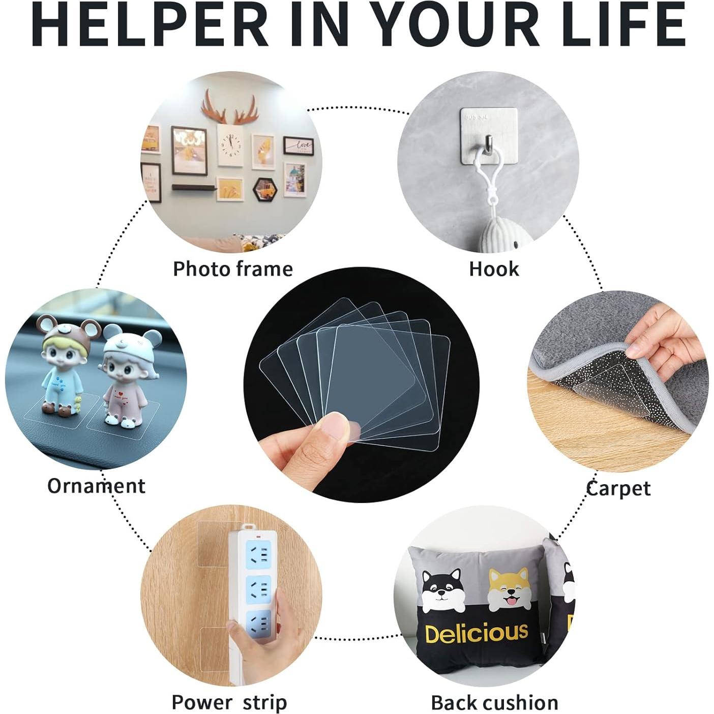 Cinta Adhesiva Doble Cara ZOMPAGO 10PCS 6.1cm Impermeable