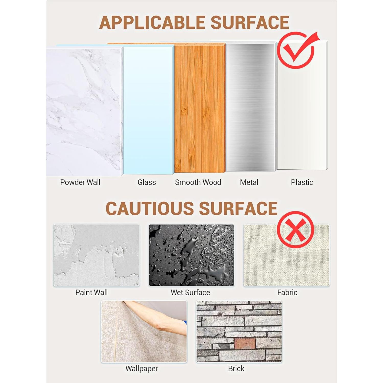 Tiras Adhesivas para Colgar Imágenes MERDTTES 40 Paquetes