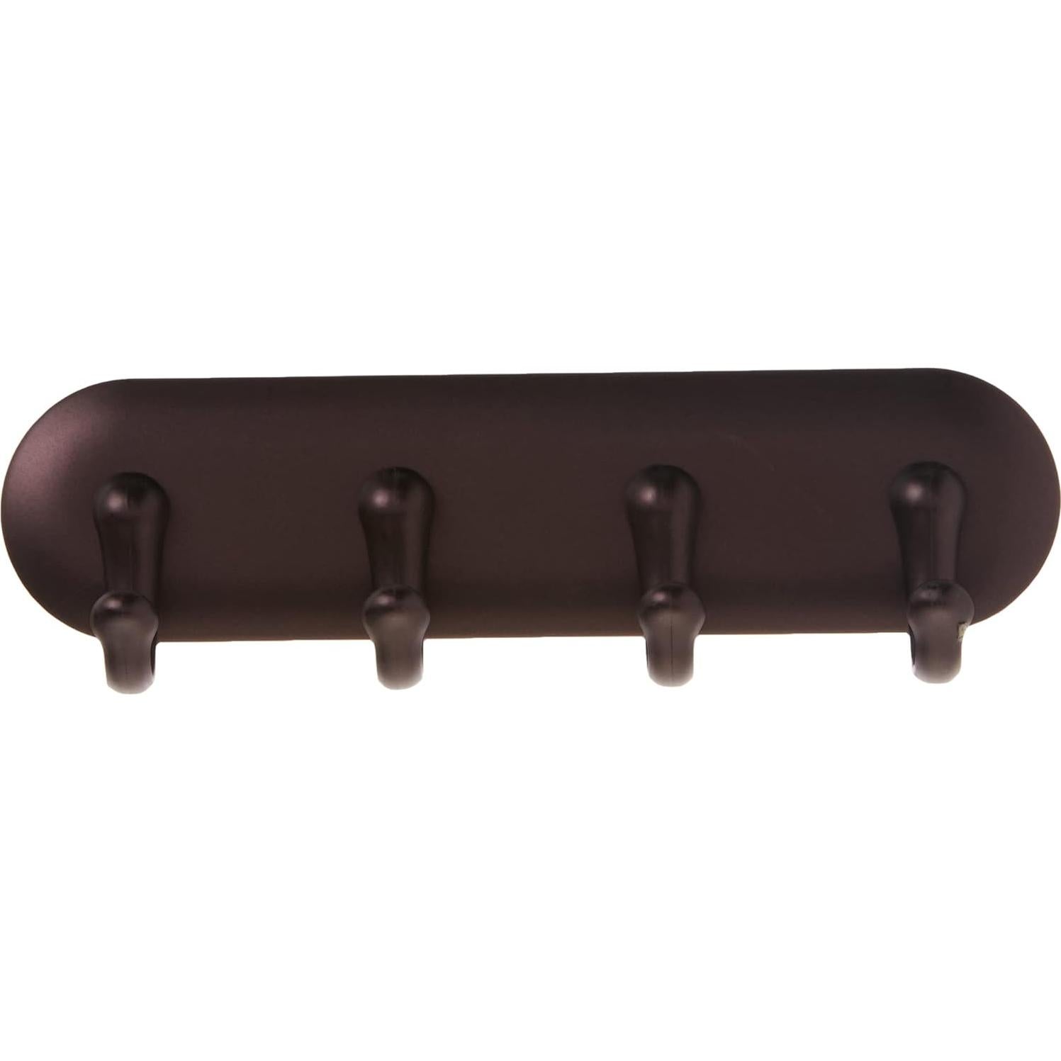 Soporte de Llaves Autoadhesivo InterDesign York 4 Ganchos Bronce