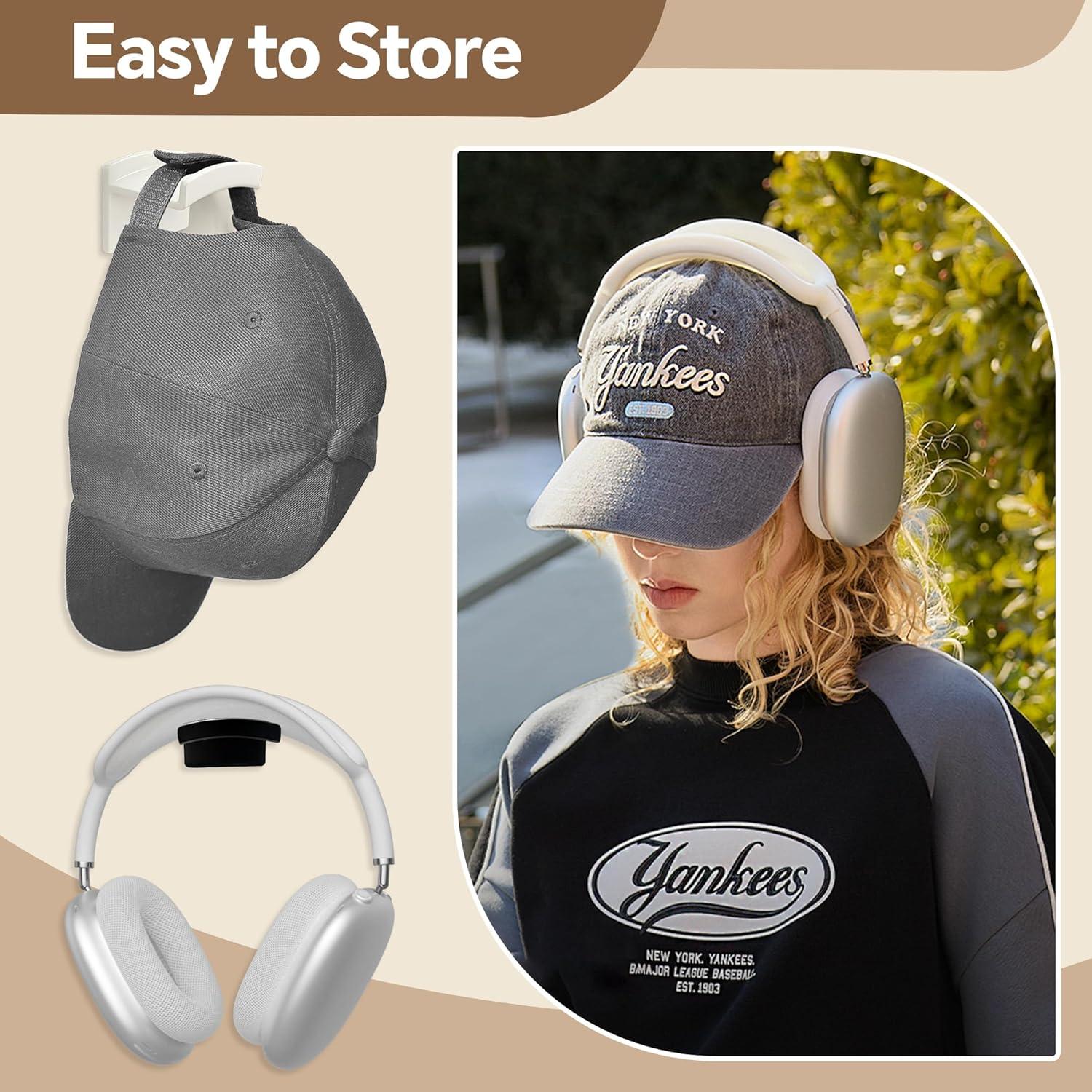 Ganchos para Sombreros Diamerd 14 Piezas Adhesivos Transparente