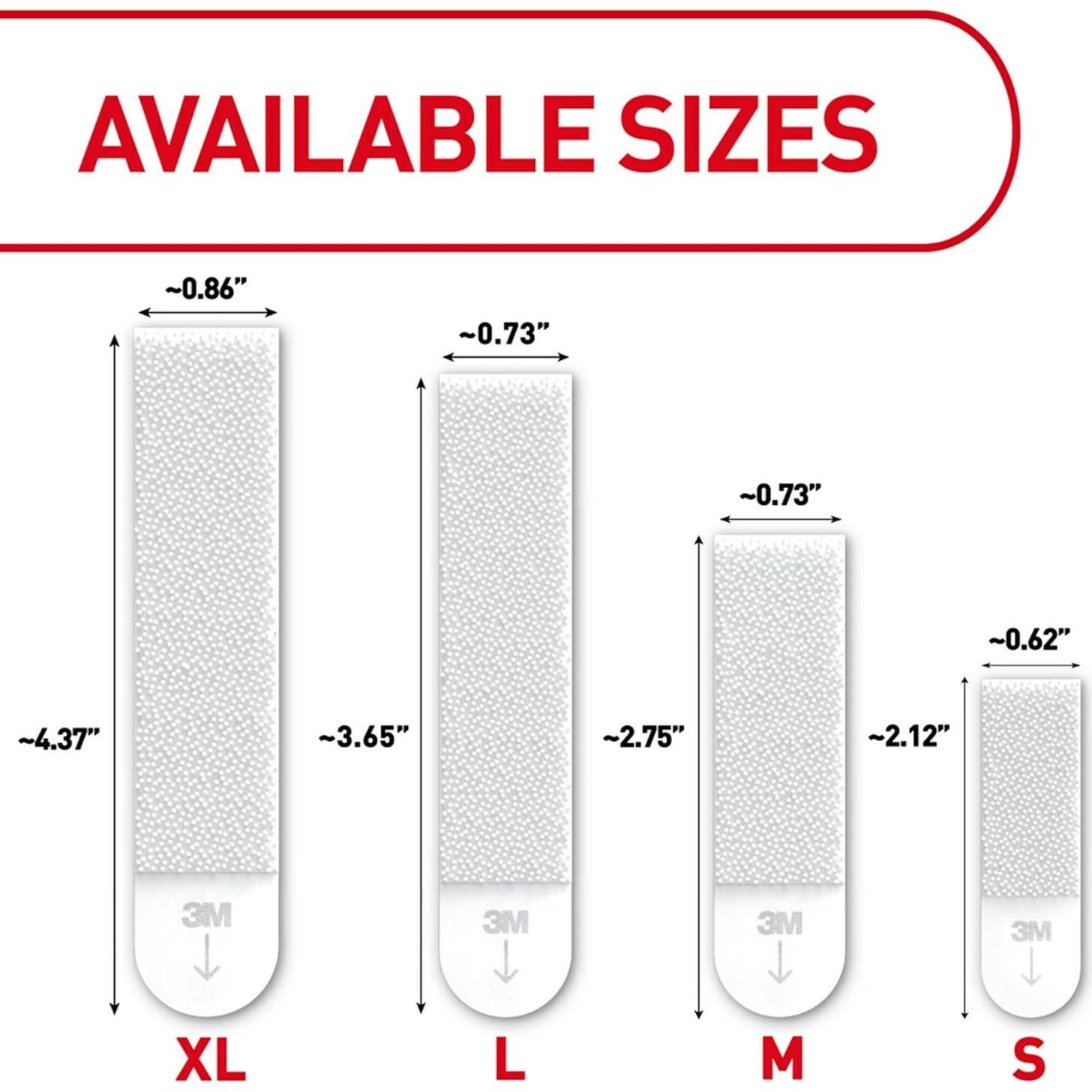Tiras Adhesivas para Colgar Cuadros Command 40 Pares 7.26 kg
