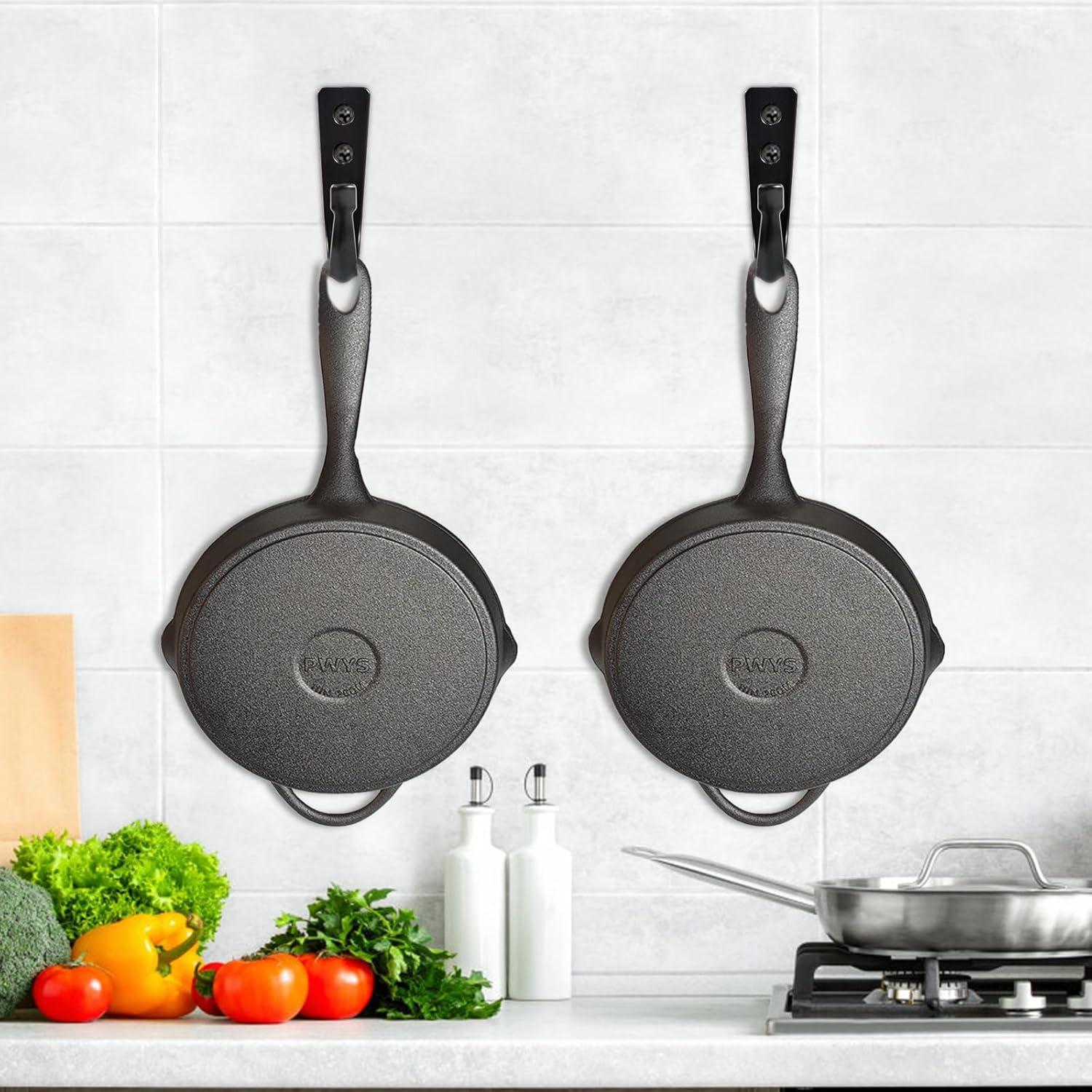 Ganchos de Pared WODEGIFT 5 Pcs Alta Resistencia Negro