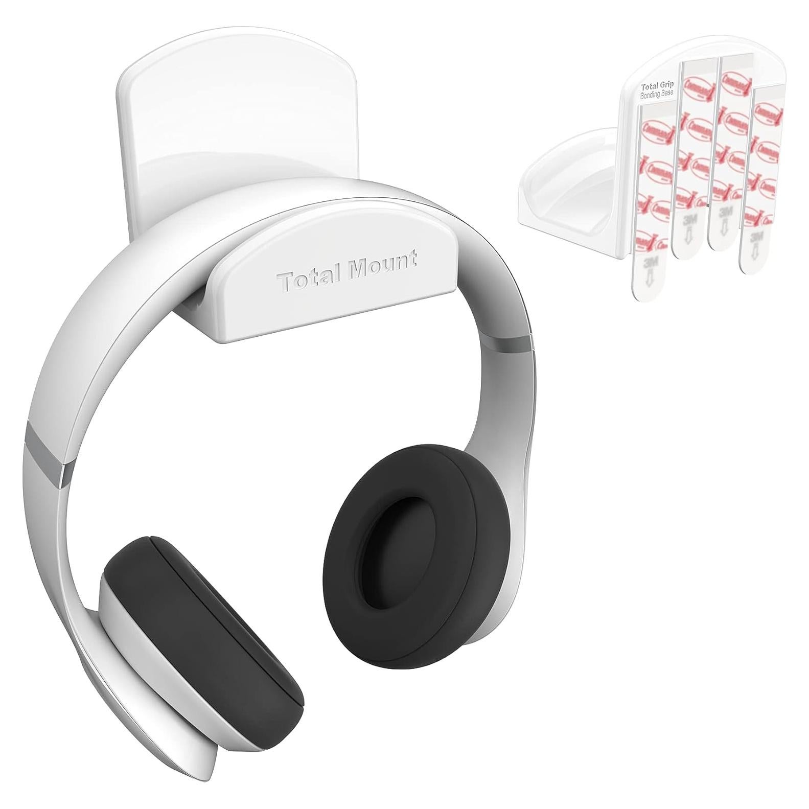 Soporte para Auriculares TotalMount Blanco Premium - Montaje en Pared