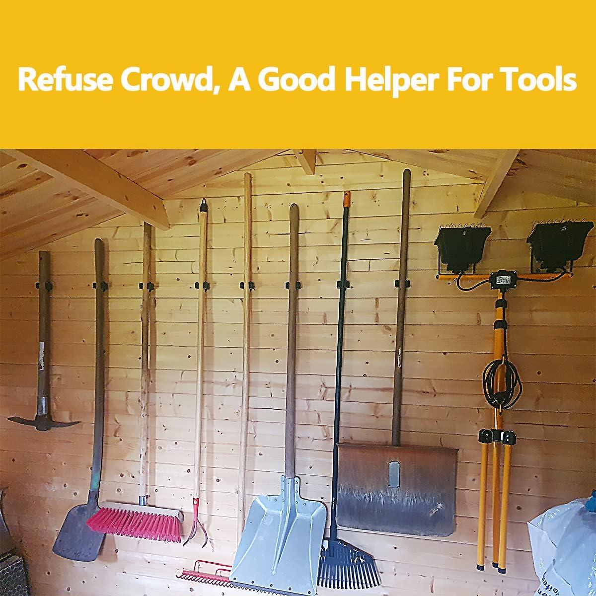 Soporte de Escoba de Pared Verdenu Acero Inoxidable 6 Paquetes