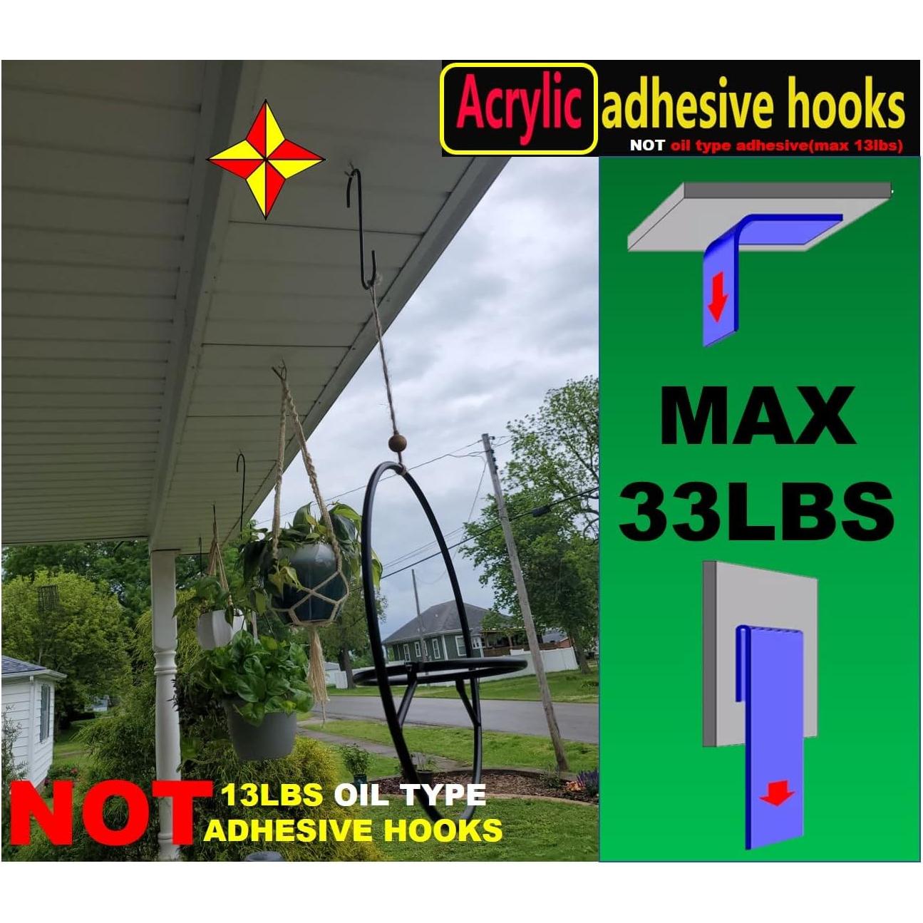 Ganchos Adhesivos de Alta Resistencia QUALIALL - 20 Paquetes, 15kg