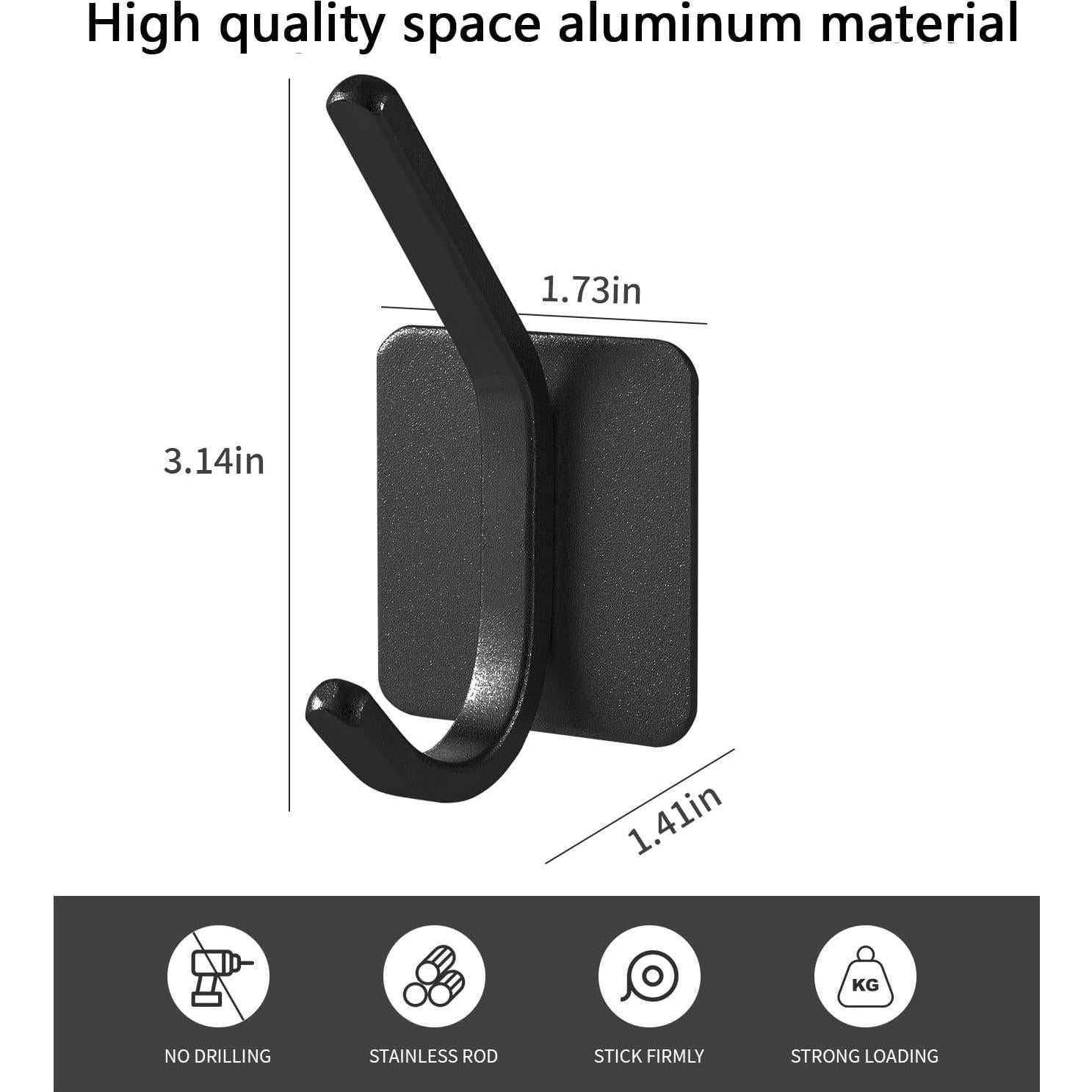 Ganchos Adhesivos Paoli - Alta Resistencia 4 PC 13.6kg