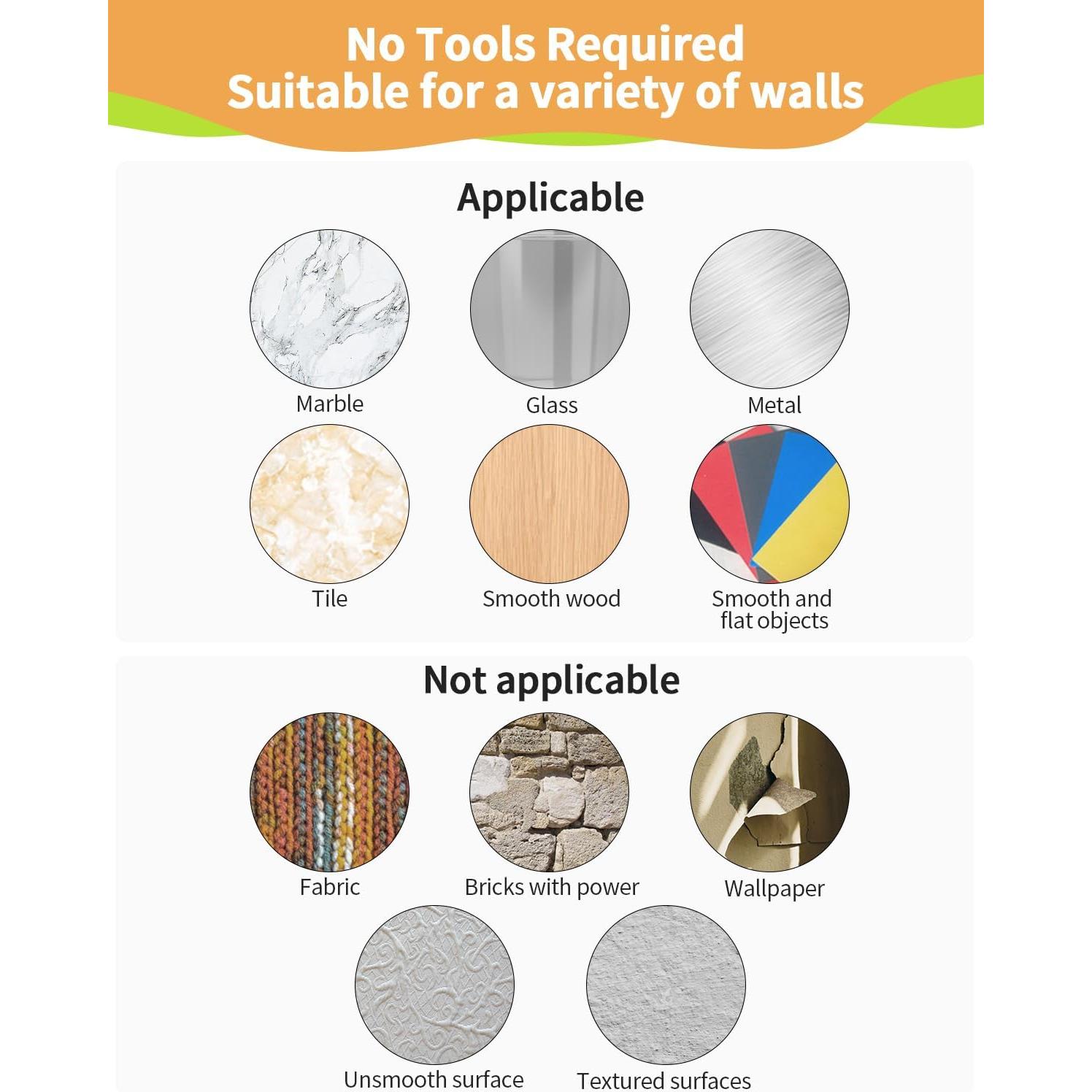 Ganchos grandes transparentes ispneay para luces de cuerda - 16 unidades