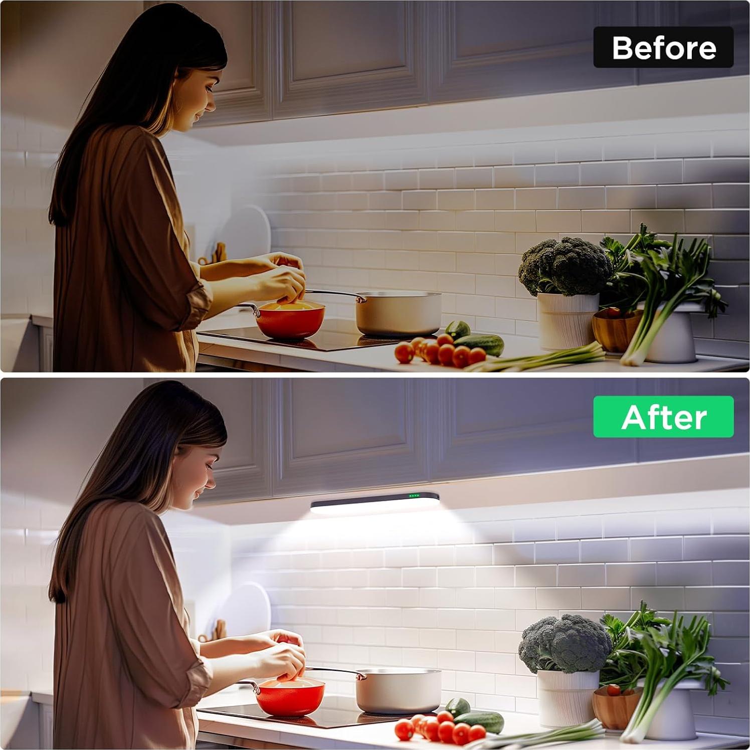 Iluminación bajo gabinete Deerdance GLS-C030 recargable 2600mAh