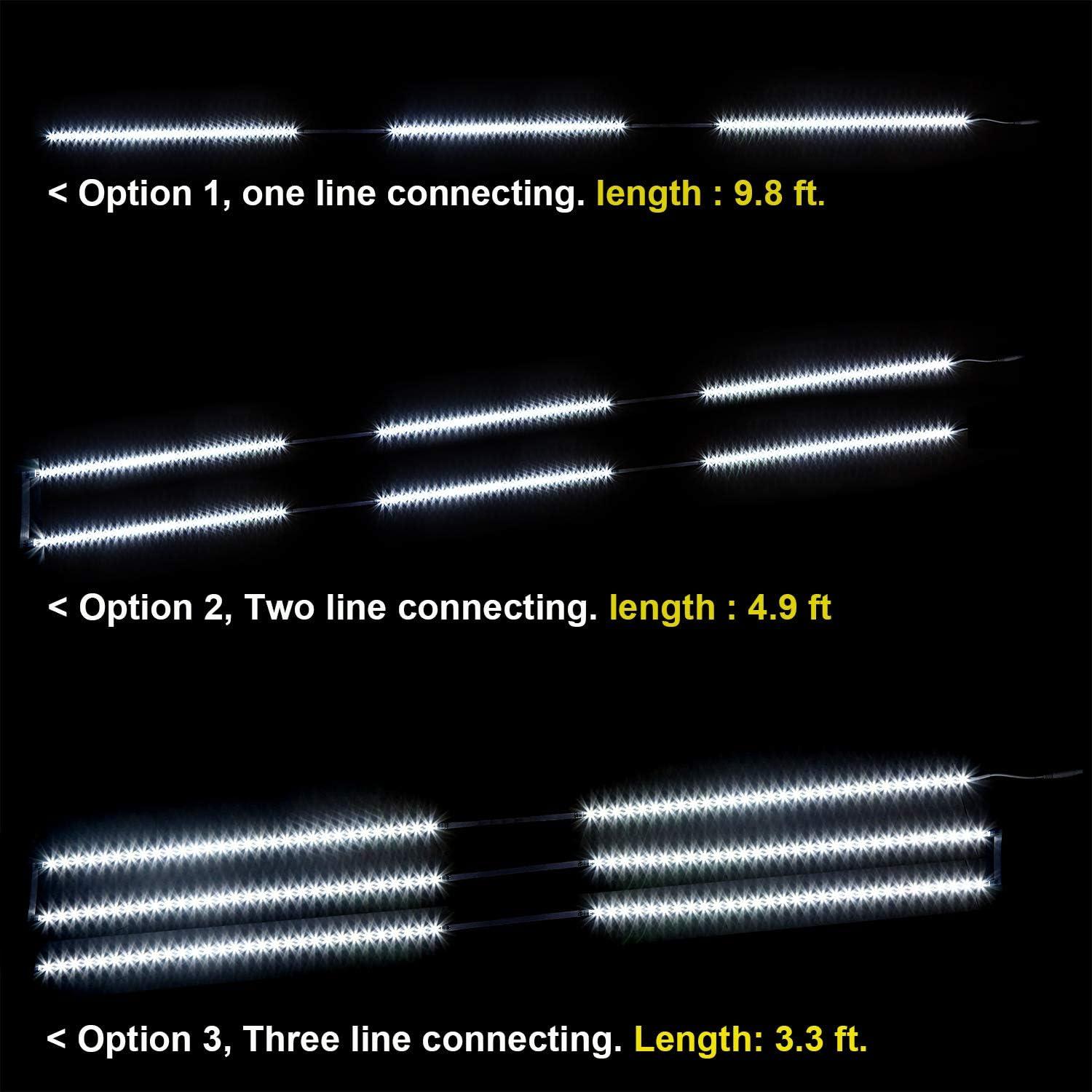 Luz LED Regulable Bajo Gabinete WOBANE 6 PCS 6000K 1500LM