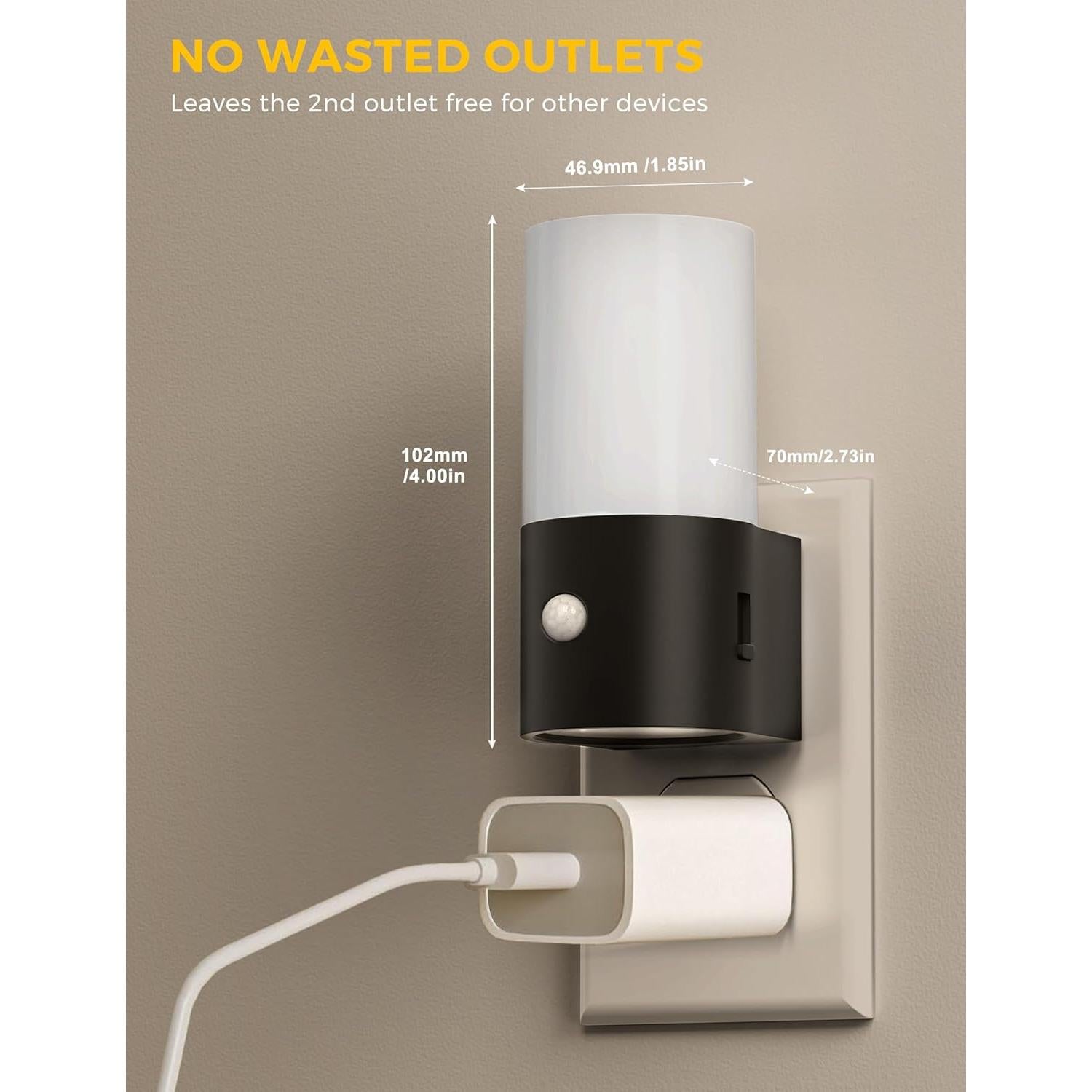 Luz Nocturna Regulable con Sensor de Movimiento LOHAS 100LM