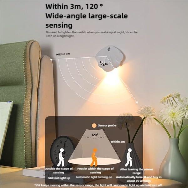 Luz Nocturna LED Recargable con Sensor de Movimiento MEIHUAXING