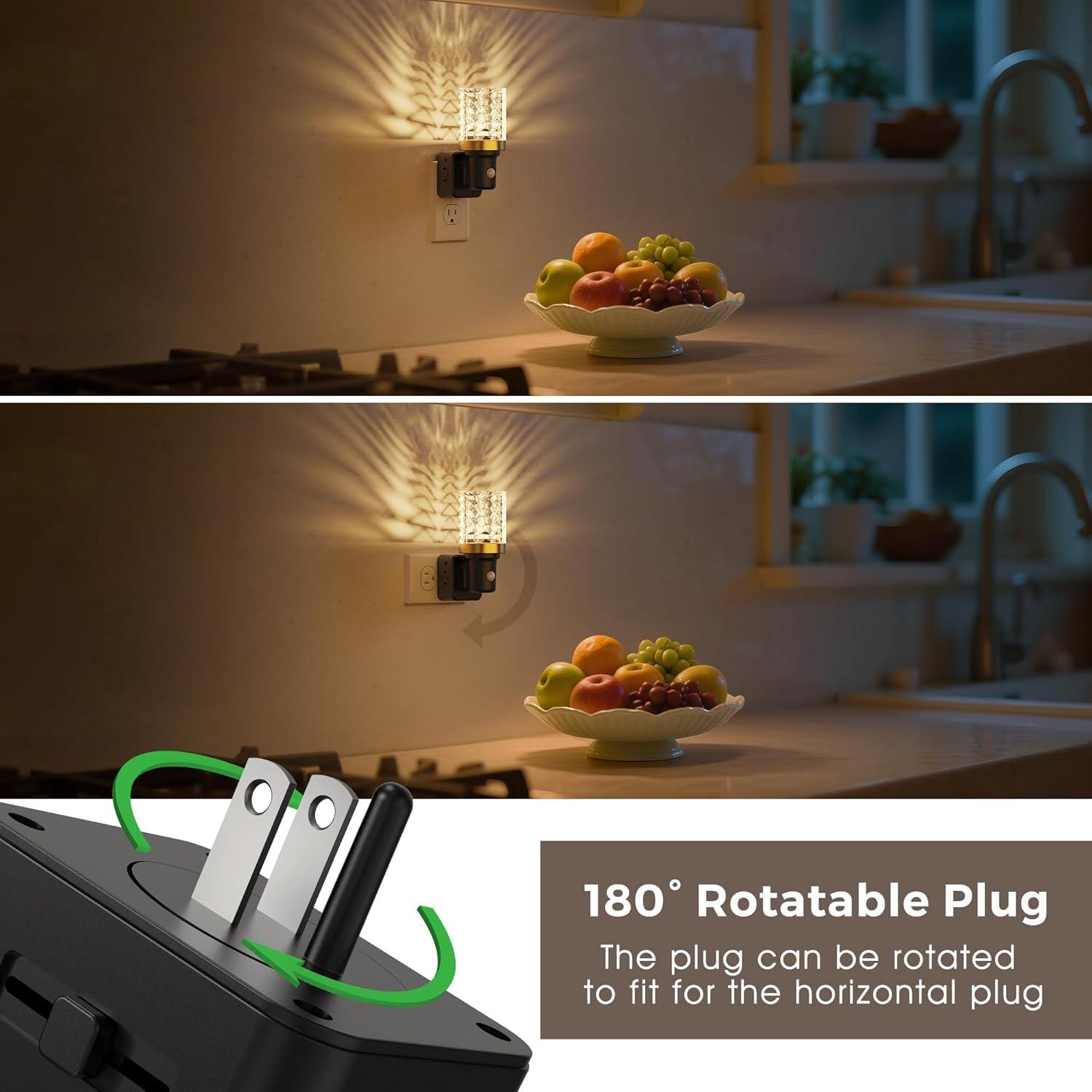 Luz Nocturna LOHAS con Sensor de Movimiento 0-100LM