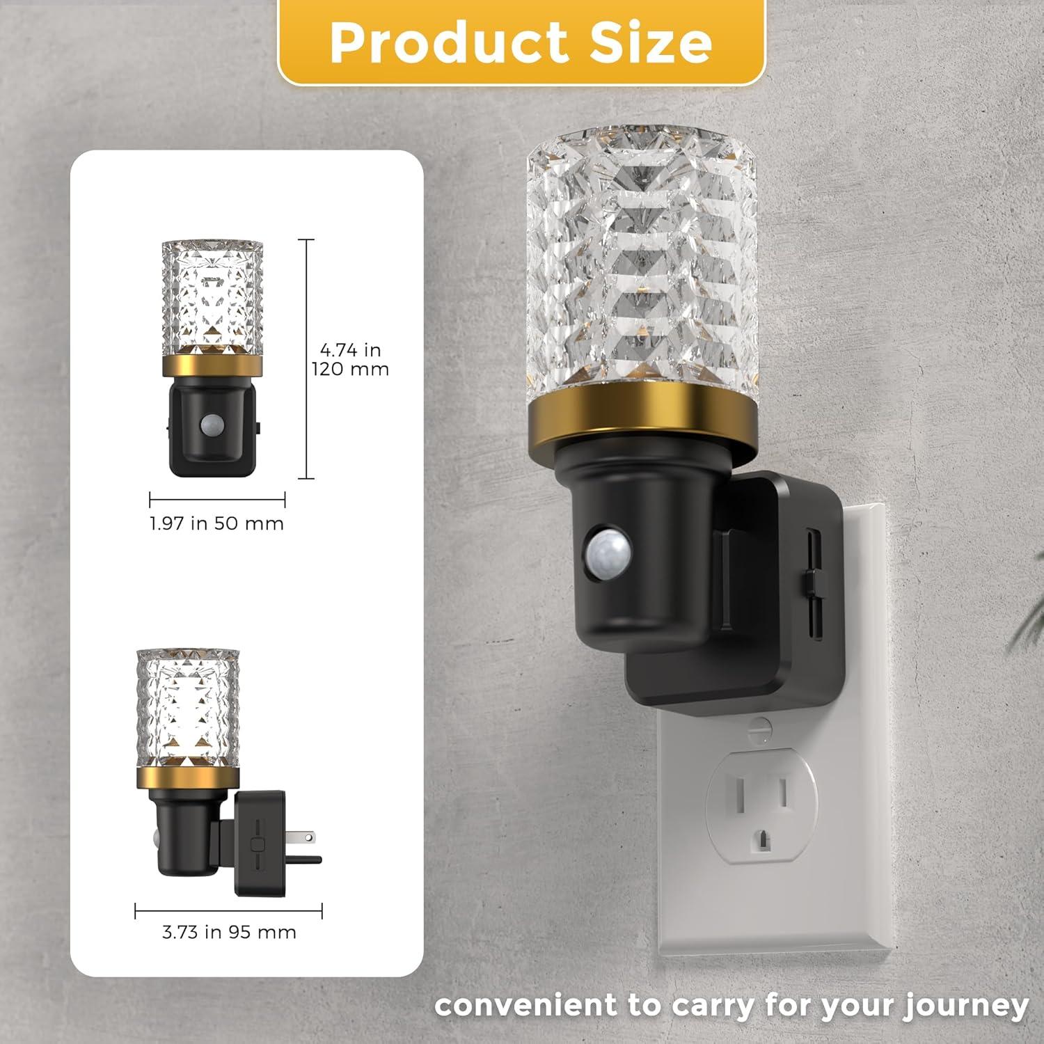 Luz Nocturna LOHAS con Sensor de Movimiento 0-100LM