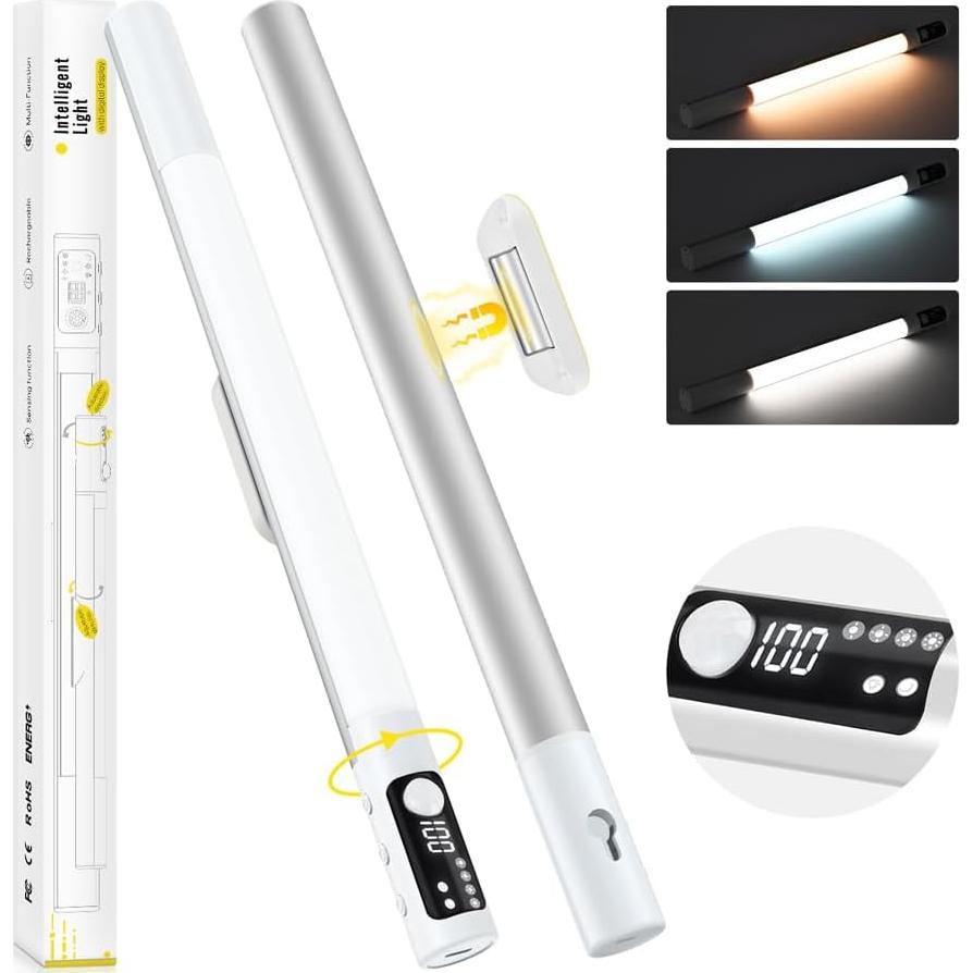 Luces de Armario LED Flohsen con Sensor de Movimiento Recargables