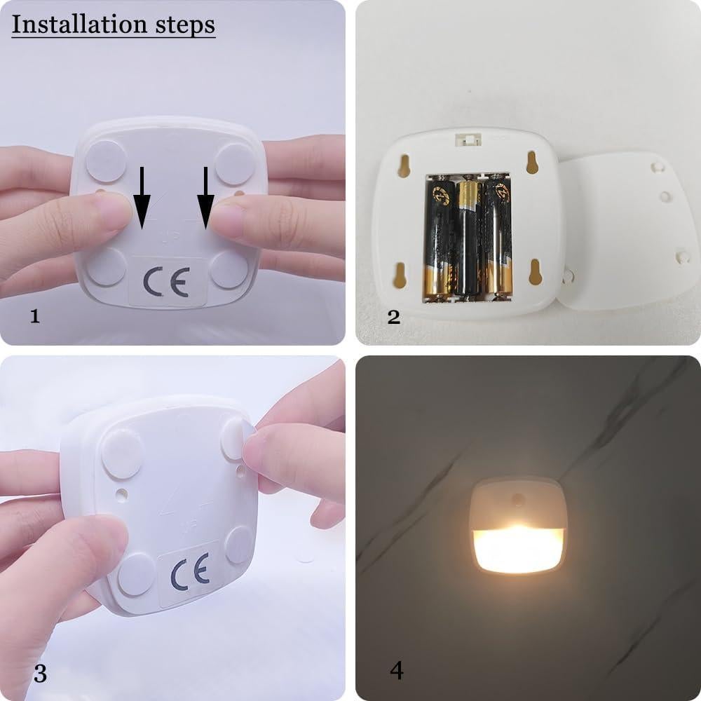 Luz Nocturna con Sensor de Movimiento CONSSS Y08, Doble Color