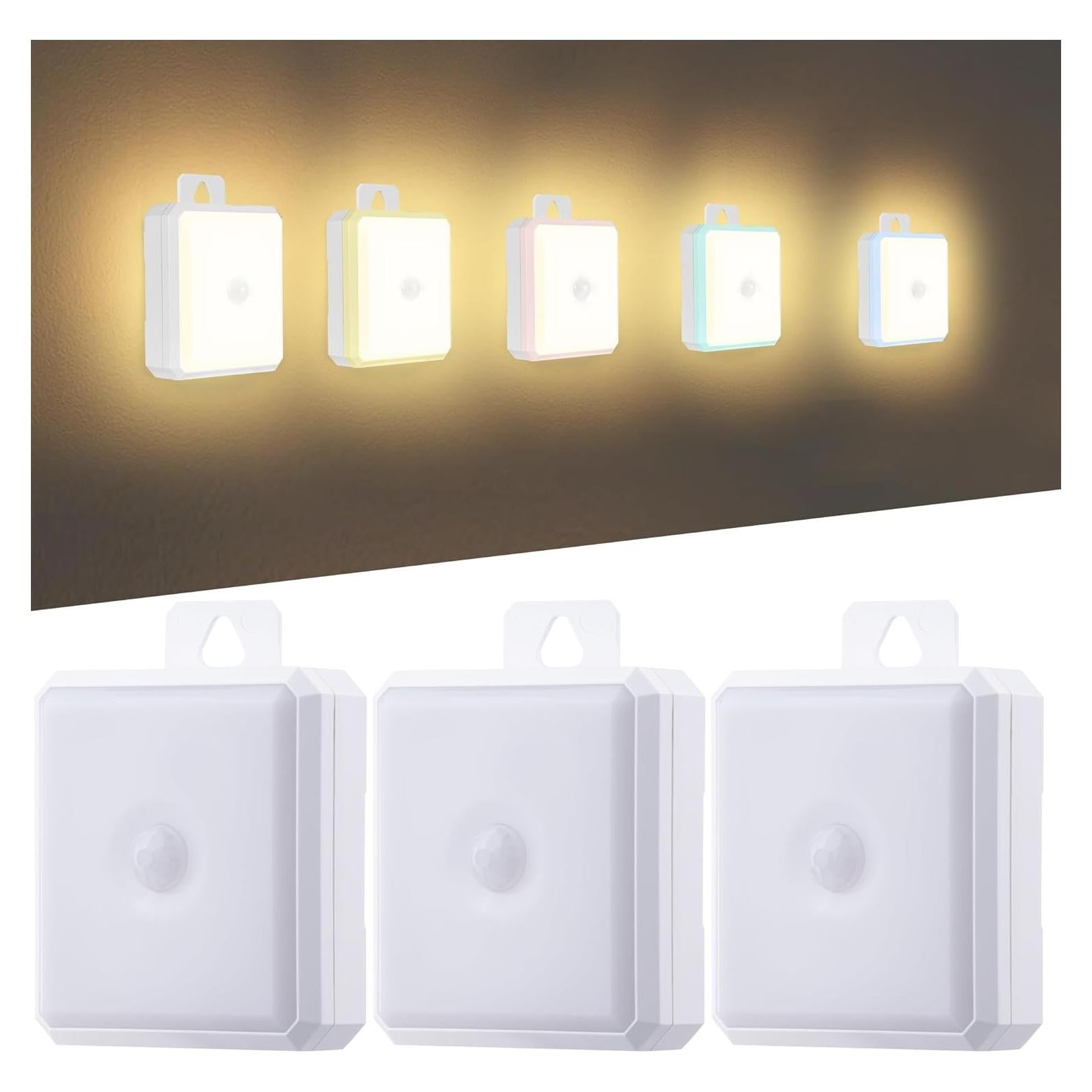 Sensor de Movimiento Luz Nocturna SMASOON 4000K Paquete de 3