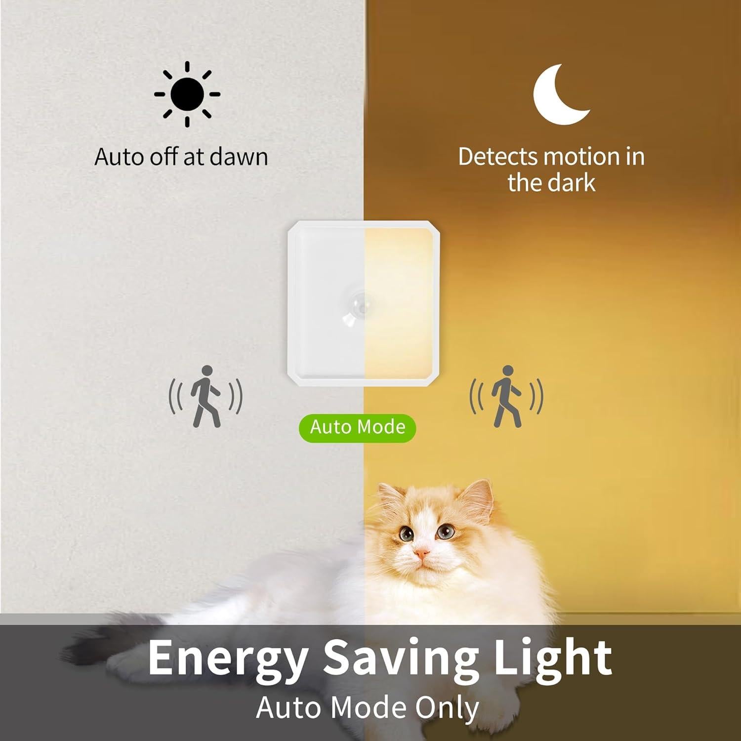 Sensor de Movimiento Luz Nocturna SMASOON 4000K Paquete de 3