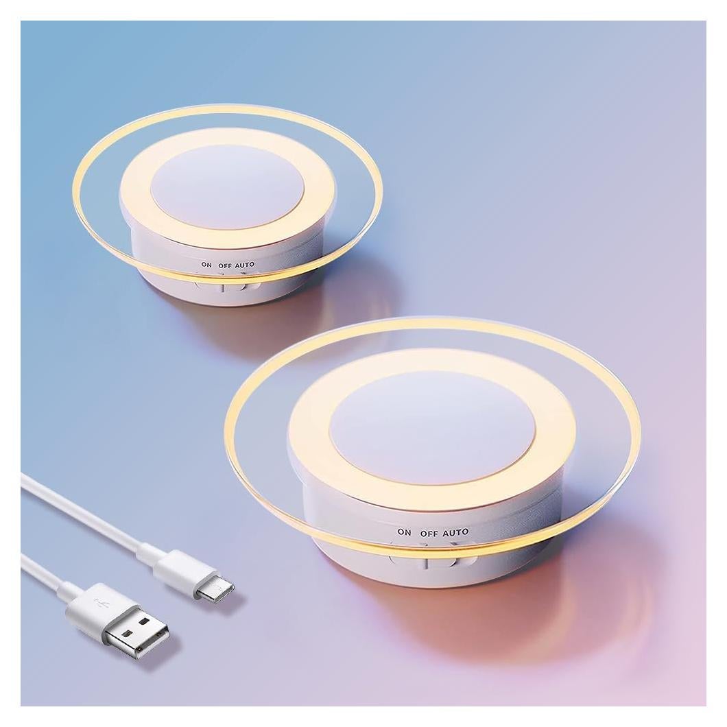 Paquete de 2 Luces Nocturnas LED Beying con Sensor de Movimiento