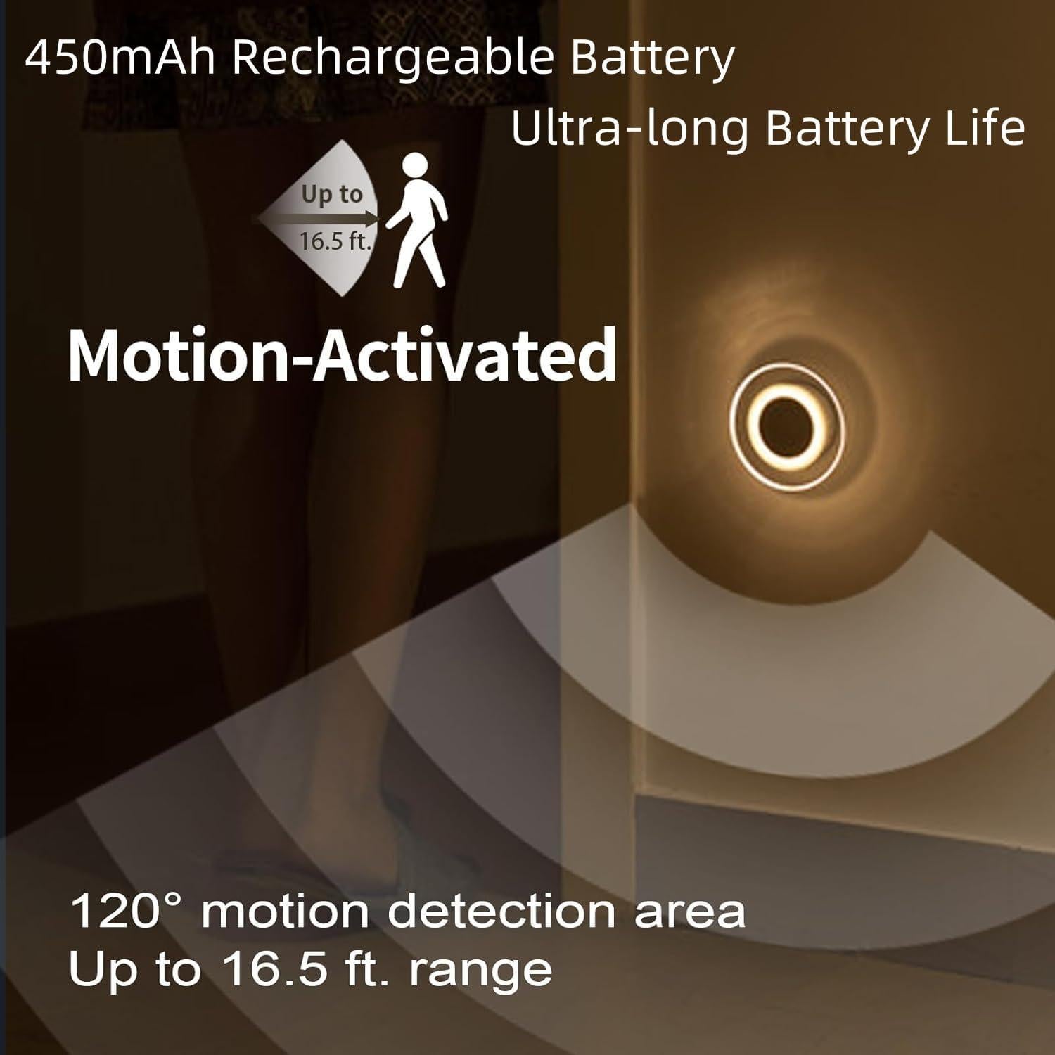 Paquete de 2 Luces Nocturnas LED Beying con Sensor de Movimiento