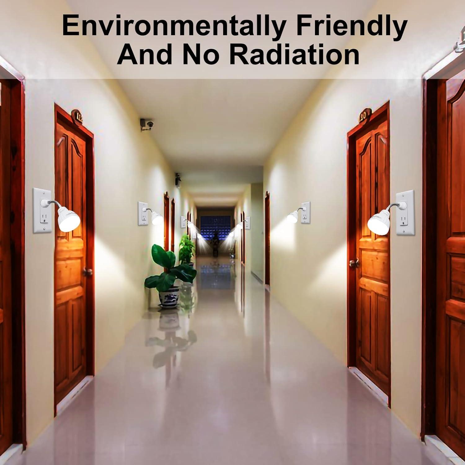 Luz Nocturna LED DEKELIY 3W con Sensor de Movimiento 2 Pcs