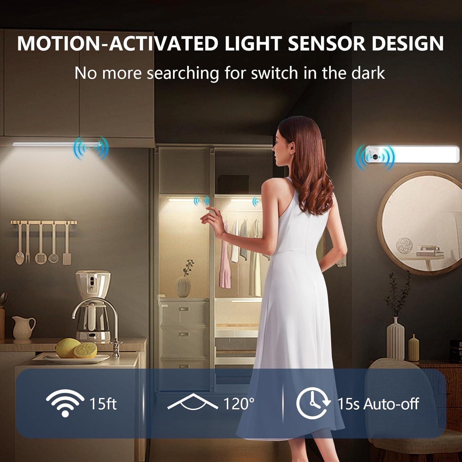 Iluminación Bajo Gabinete RUIKORING RK-AL21x2 LED Recargable