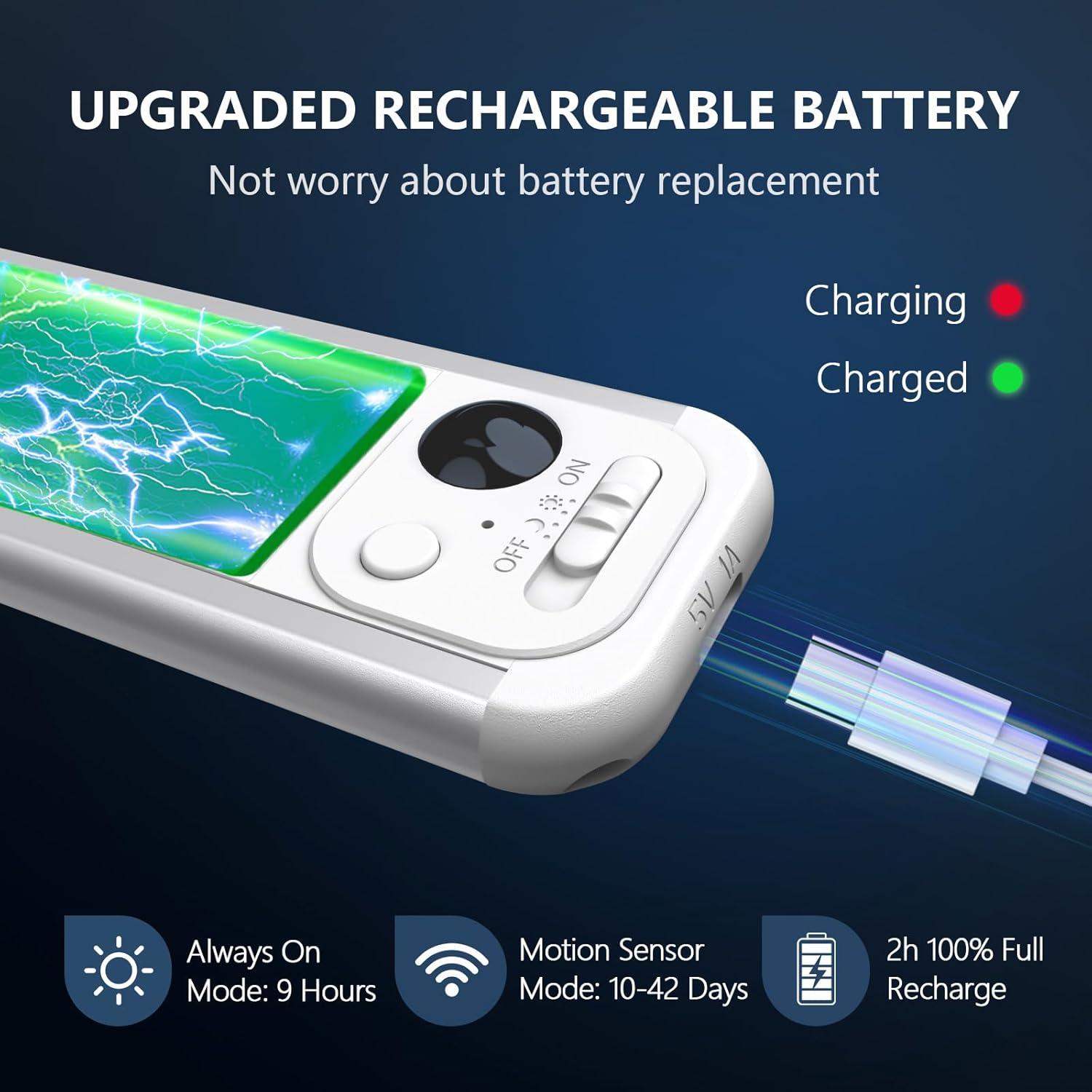 Iluminación Bajo Gabinete RUIKORING RK-AL21x2 LED Recargable