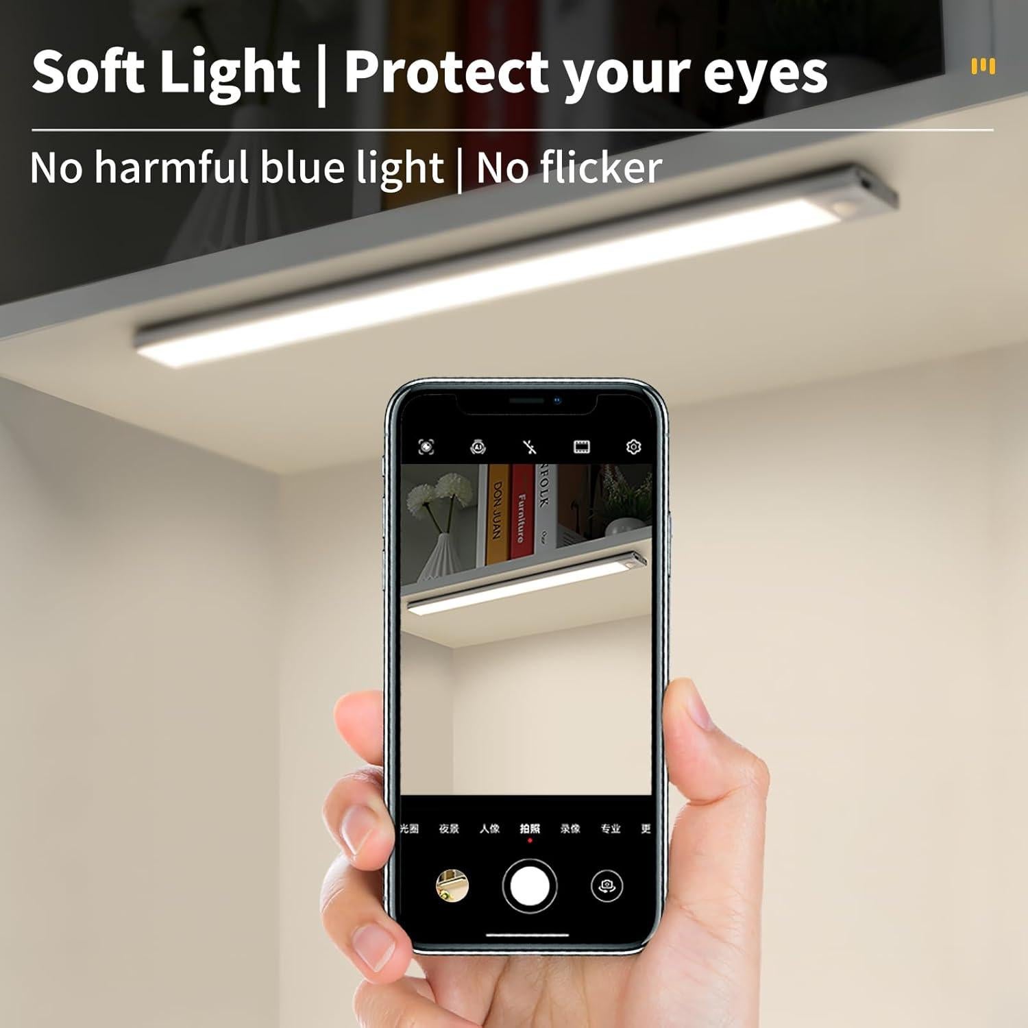 Iluminación Bajo Gabinete 40 cm MZ-CT1002 con Sensor de Movimiento