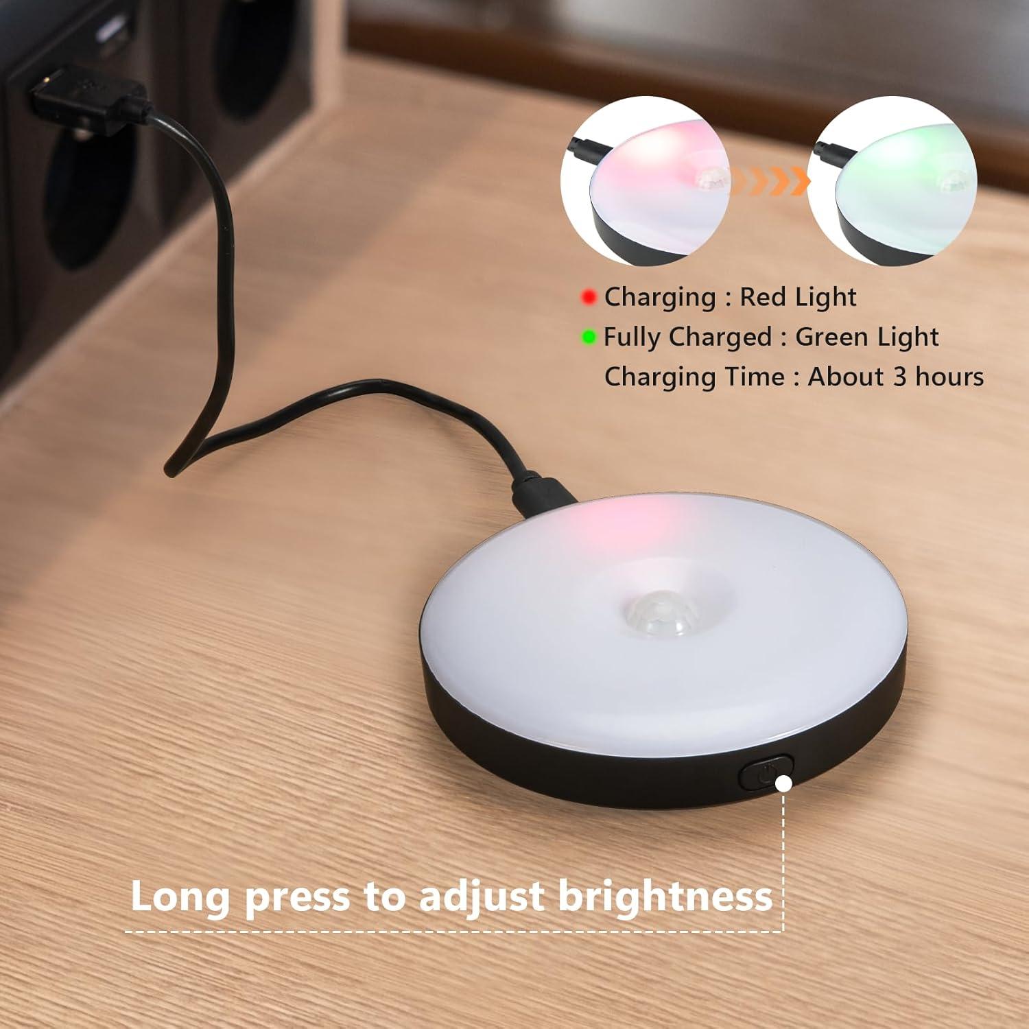 Luces LED Adhesivas GLVSAE con Sensor de Movimiento 8cm