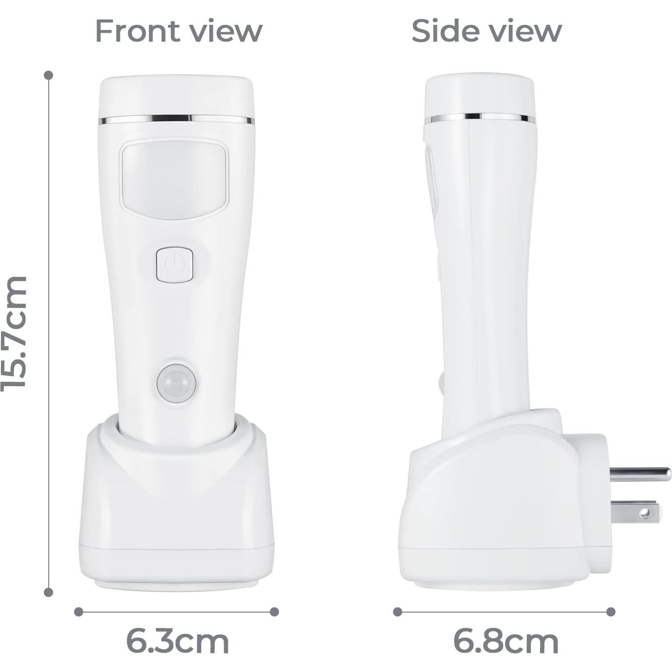 Luz Nocturna de Emergencia 4-en-1 Pwysara con Sensor de Movimiento