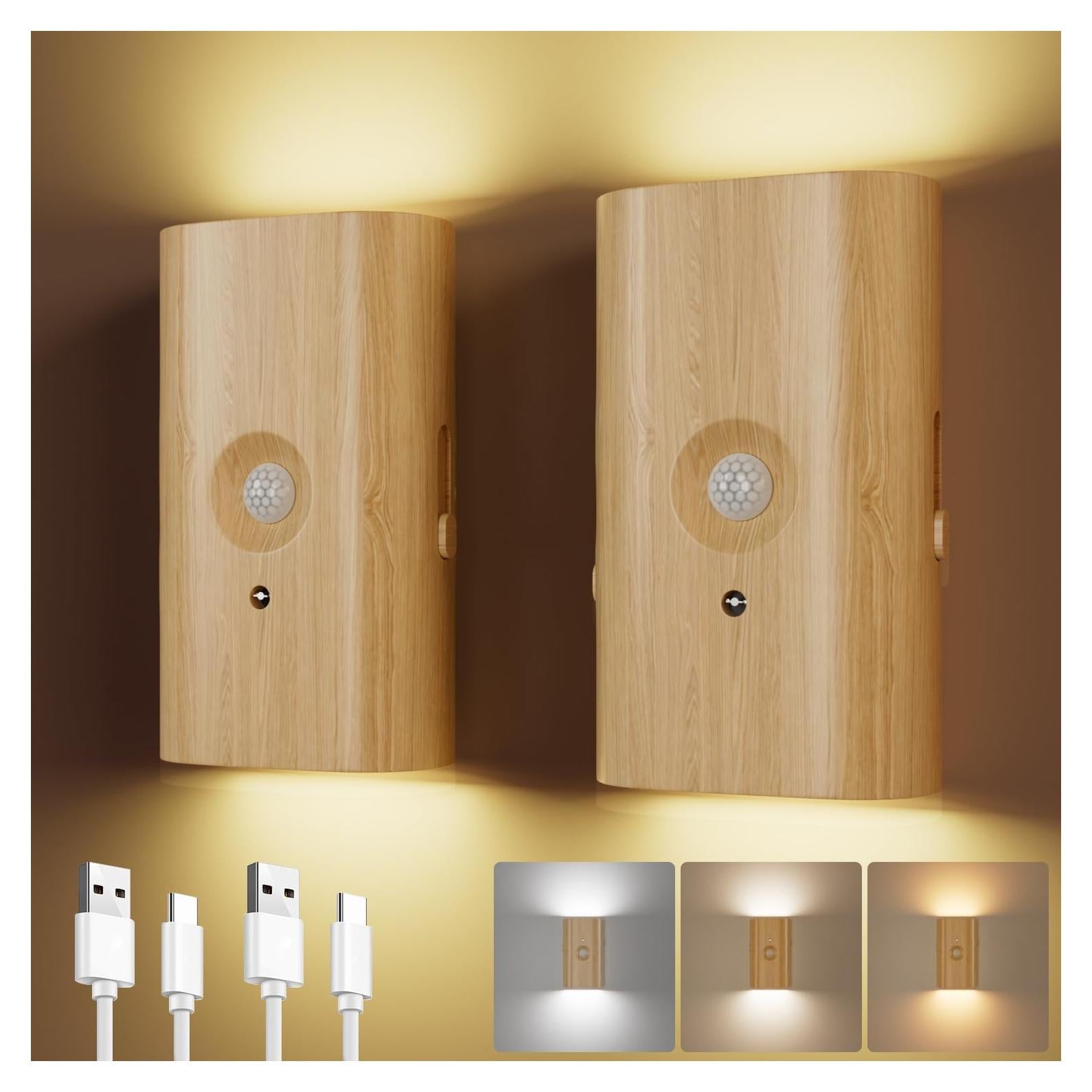 Luz Nocturna Inalámbrica Electight con Sensor de Movimiento 3600 mAh