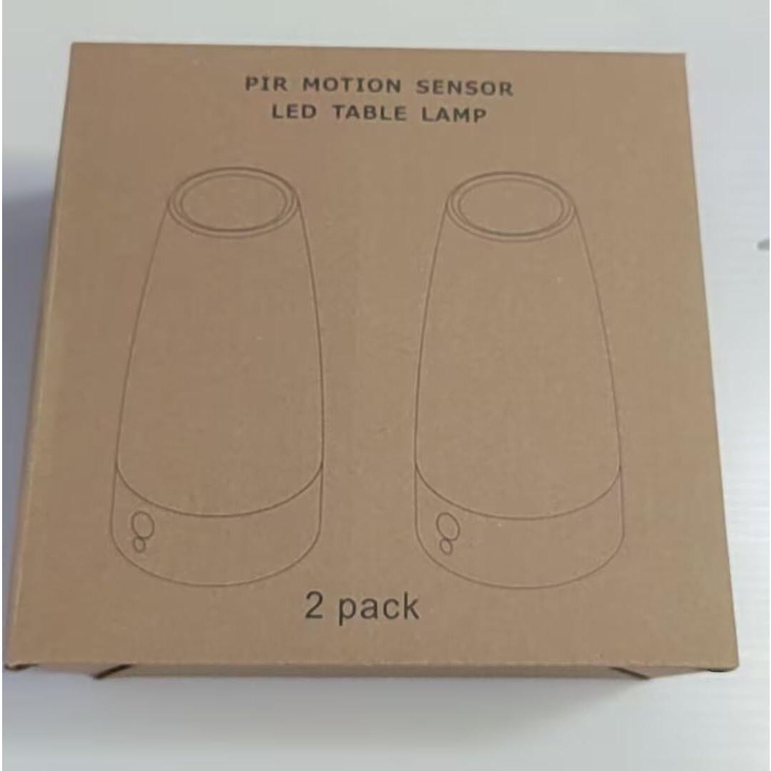 Lámpara de Mesa con Sensor de Movimiento WRalwaysLX 2 Paquetes