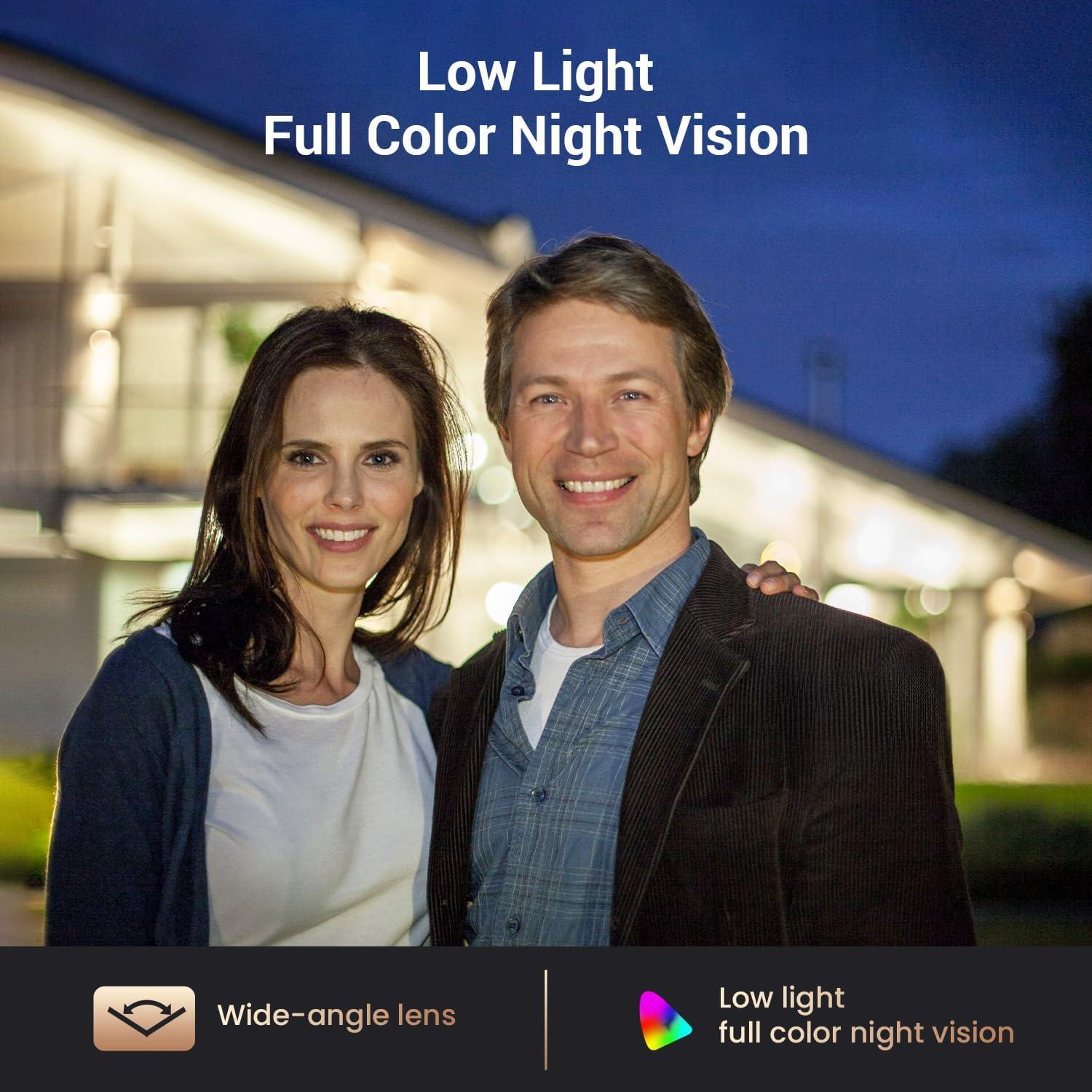 Cámara de Timbre de Video Inalámbrica LinkSear M20-V2 720p