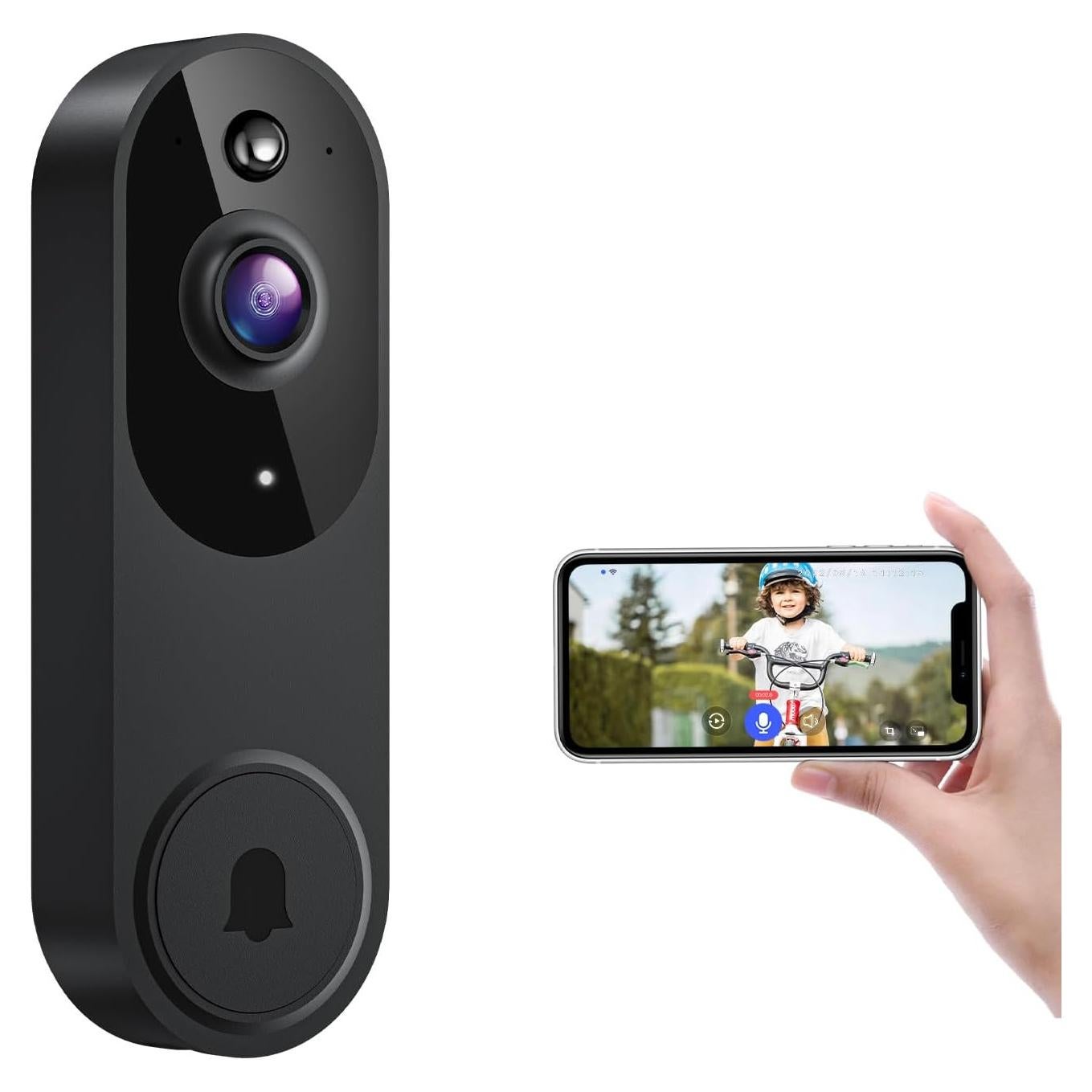 Cámara de Timbre de Video Inalámbrica ModeJump M20-V2 1080P