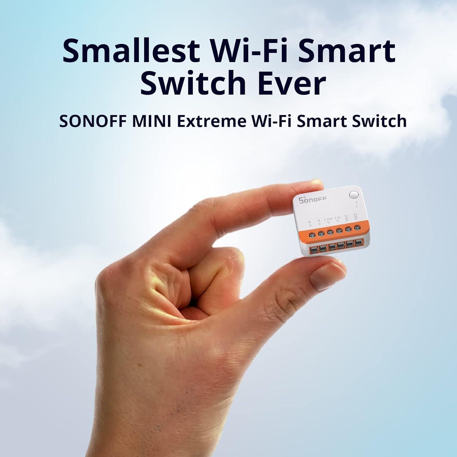 Interruptor Inalámbrico WiFi SONOFF MINIR4 10A - Paquete de 4
