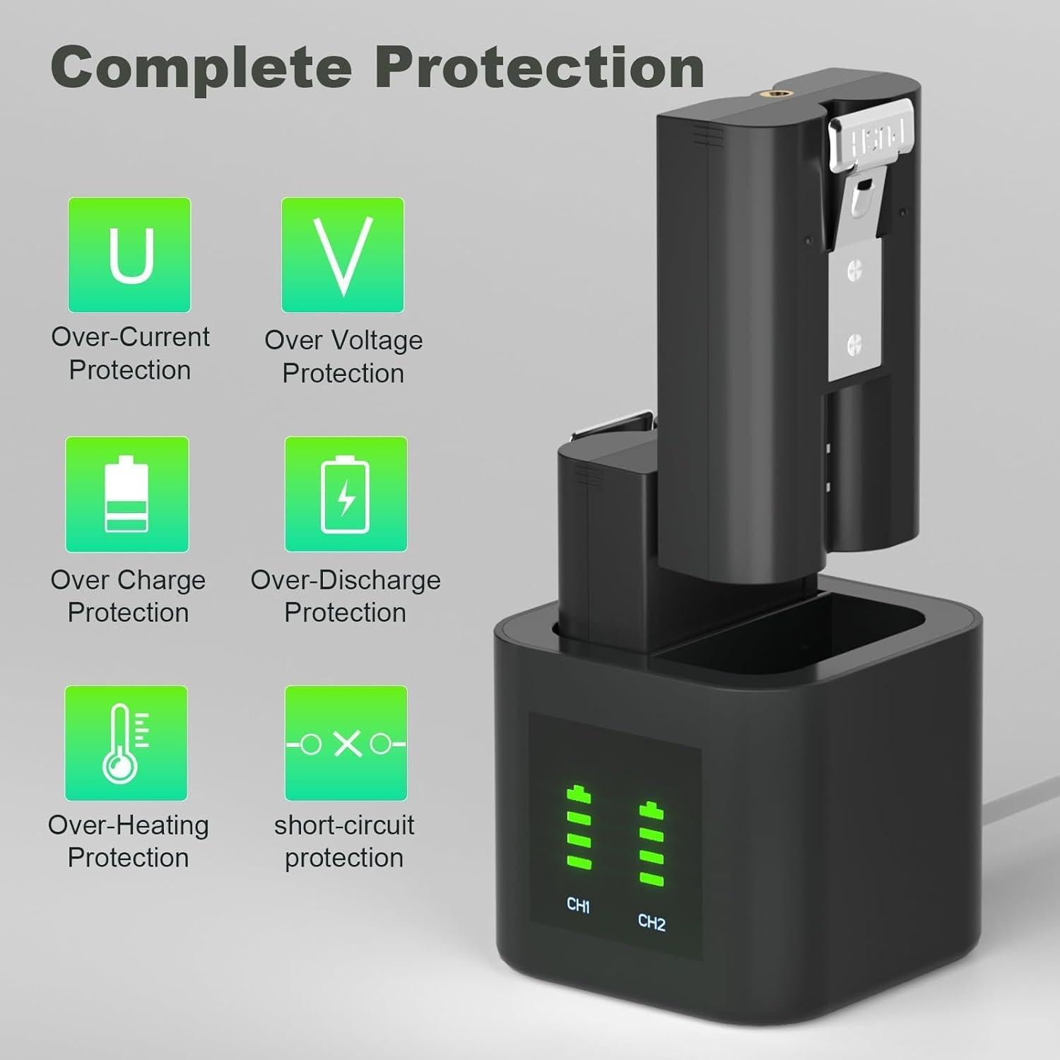 Batería de Reemplazo Runpower para Timbre Ring 7200mAh