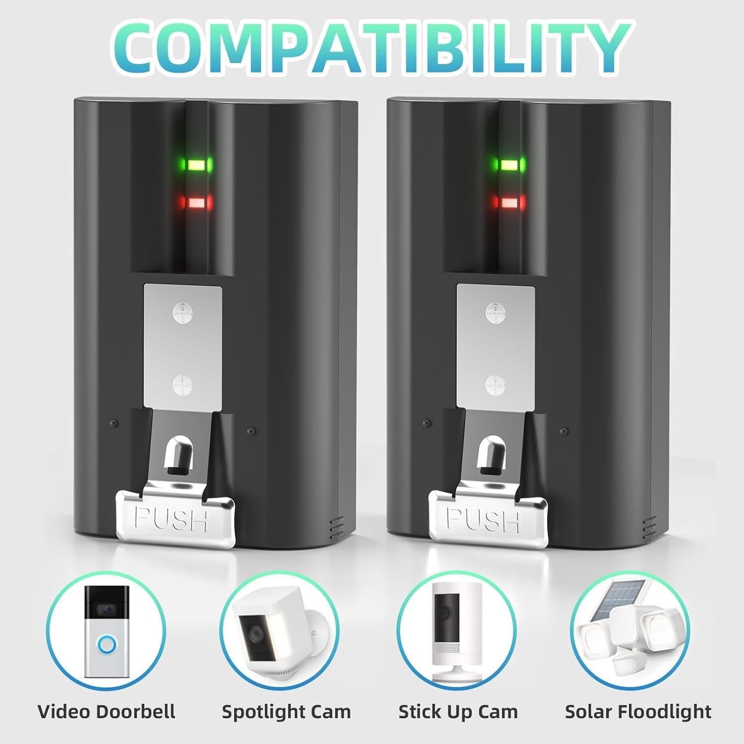 Batería de Reemplazo Runpower para Timbre Ring 7200mAh