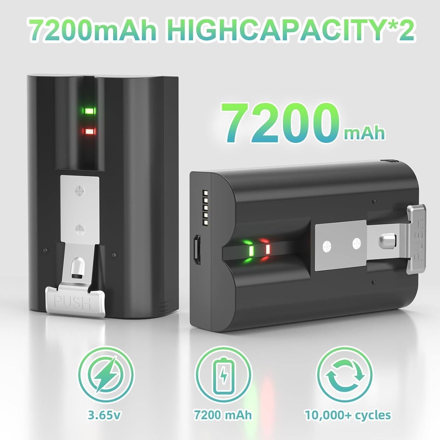 Batería de Reemplazo Runpower para Timbre Ring 7200mAh