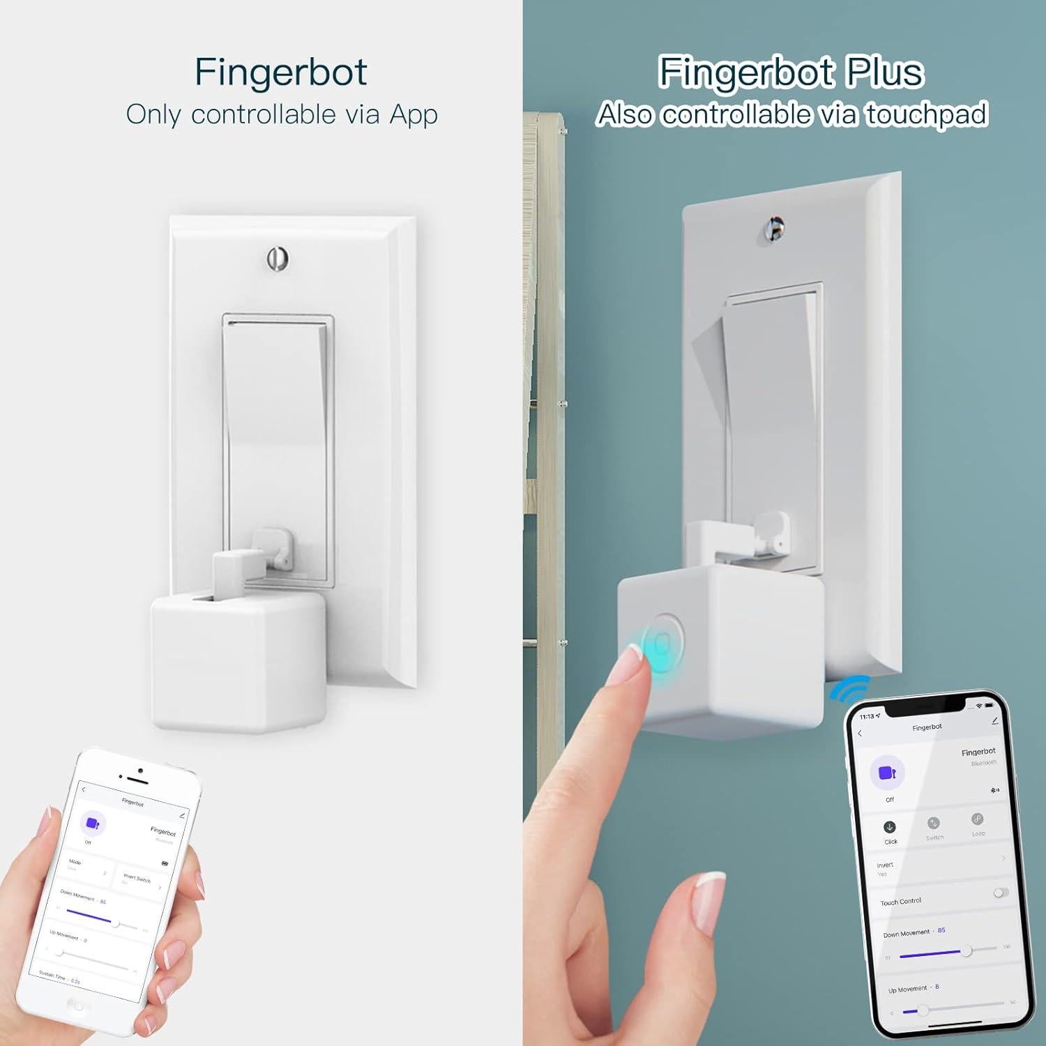 Fingerbot Inteligente MOES con Hub Bluetooth y Accesorios