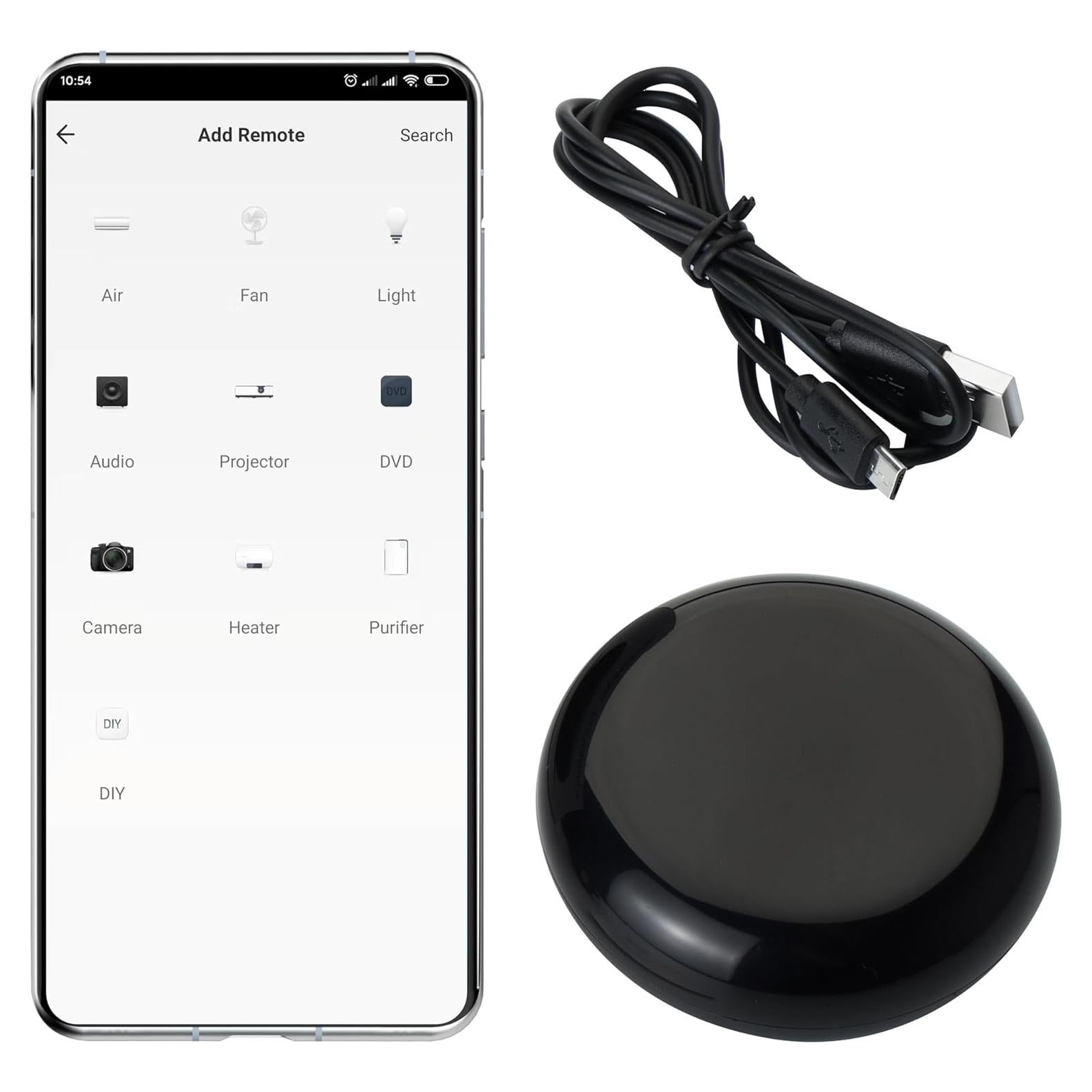 Hub de Control Universal UJV WiFi Infrarrojo para Smart Life